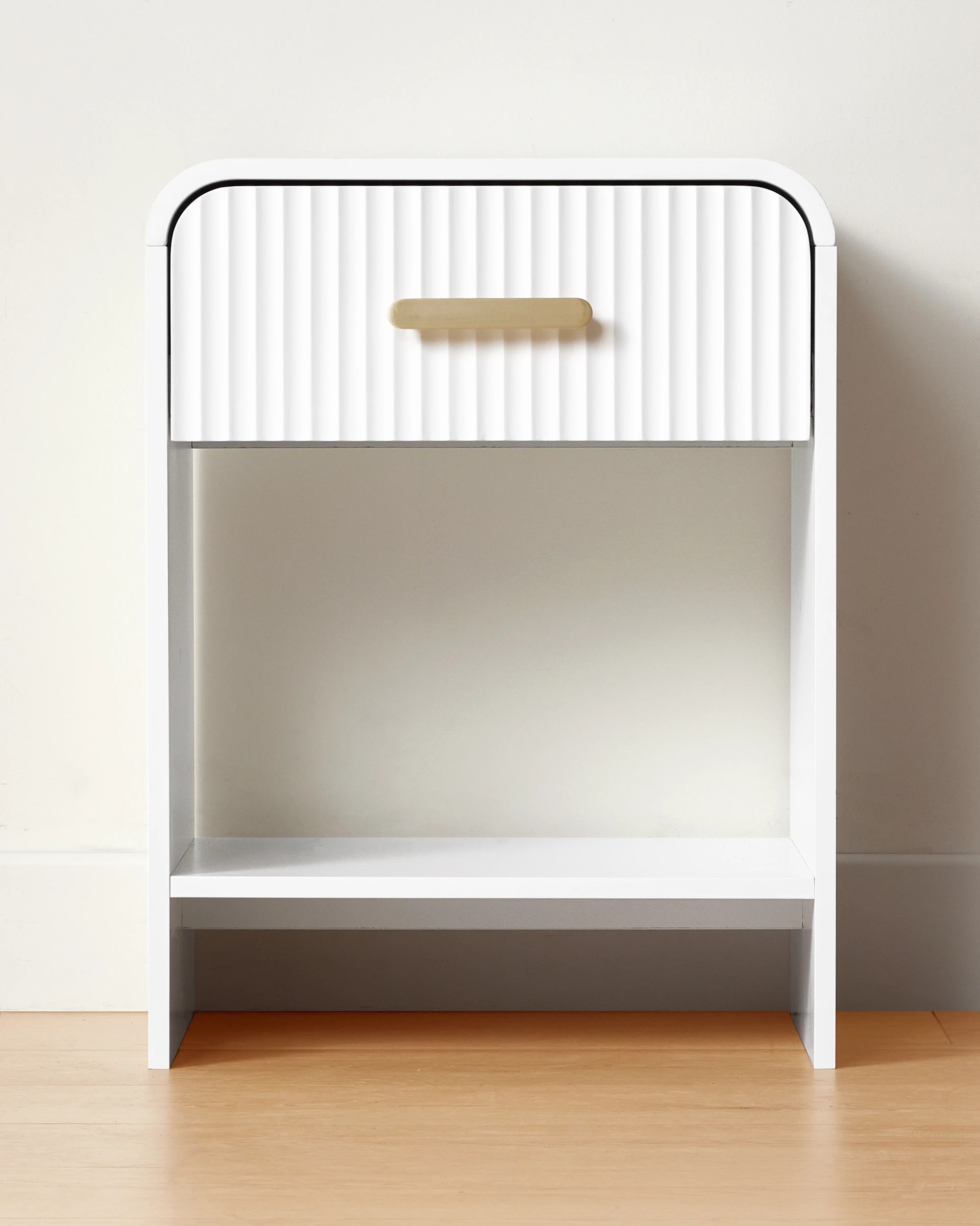 4 Luna Bedside Table - White, 4 of 9