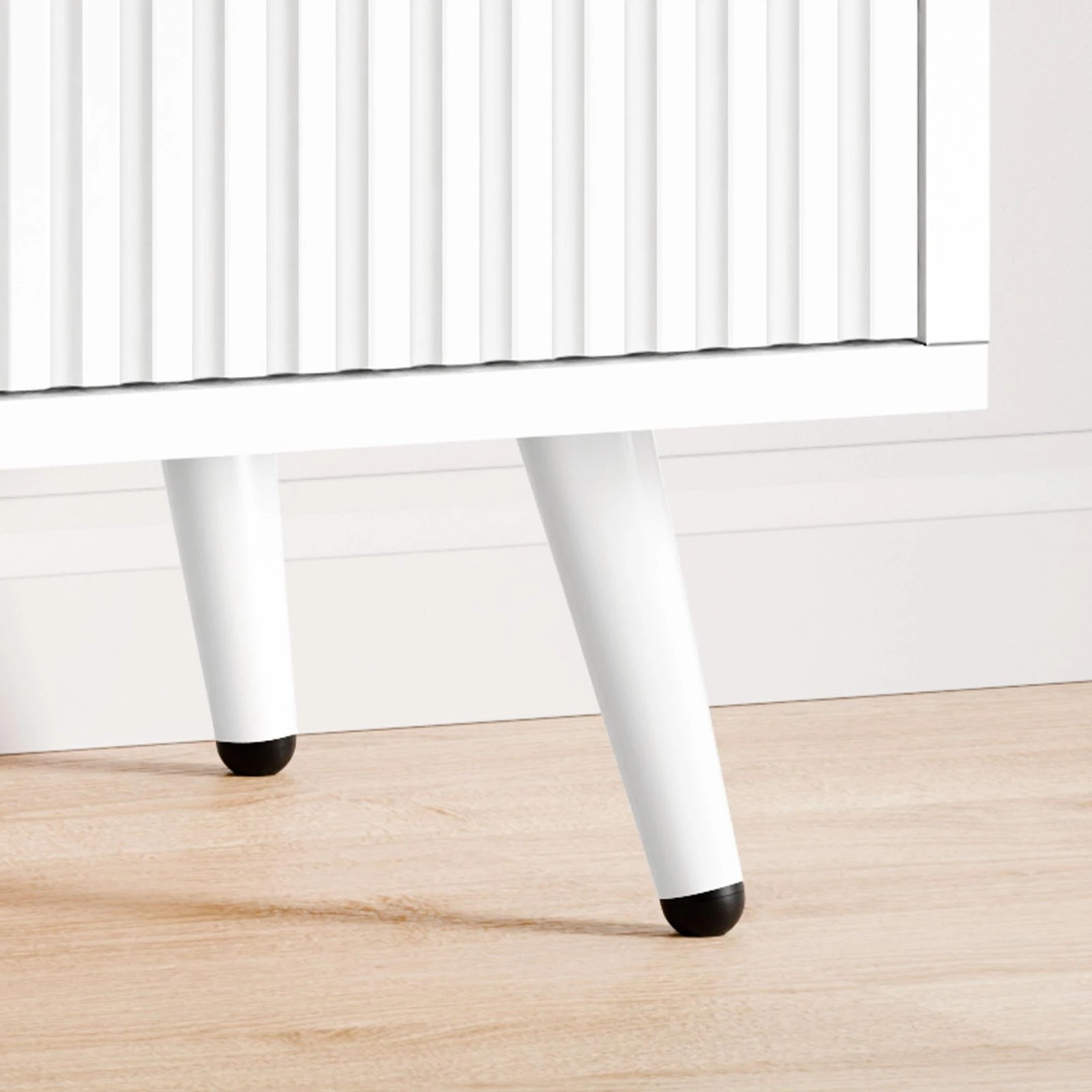 8 Alfordson 3 Chest of Drawers Modern Storage Cabinet Dresser Tallboy - White, 8 of 10