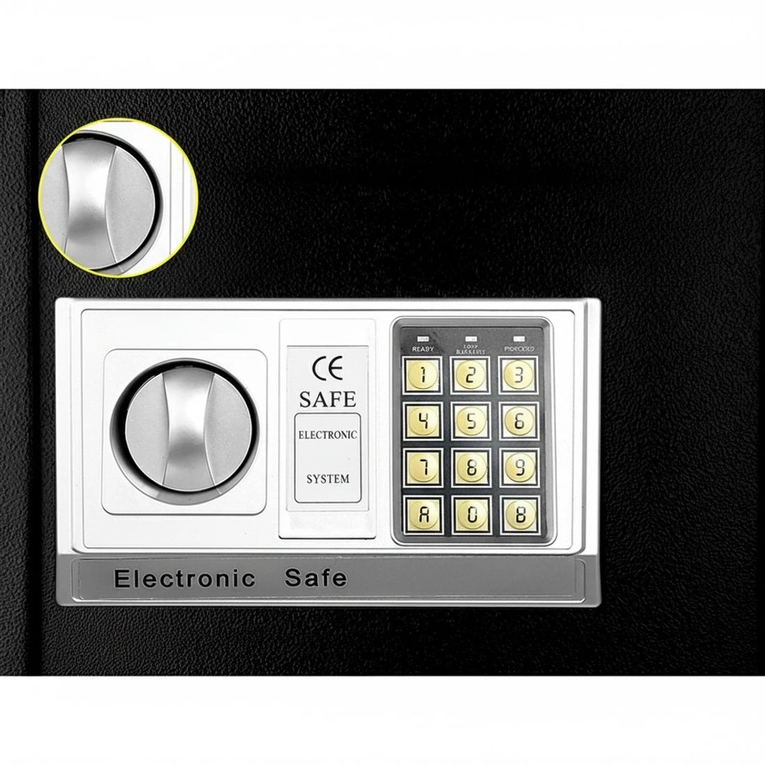 5 UL-TECH Security Safe Box 16L - Black, 5 of 7