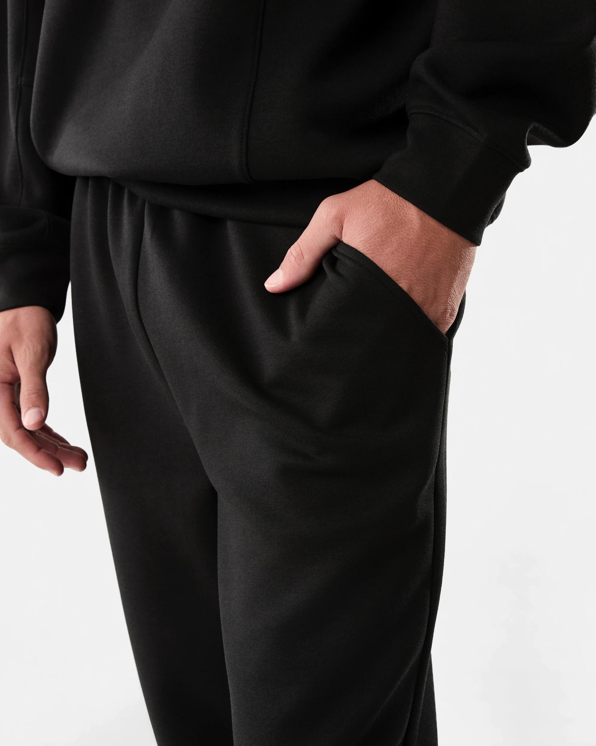 4 Active Mens Scuba Trackpants Black, 4 of 7