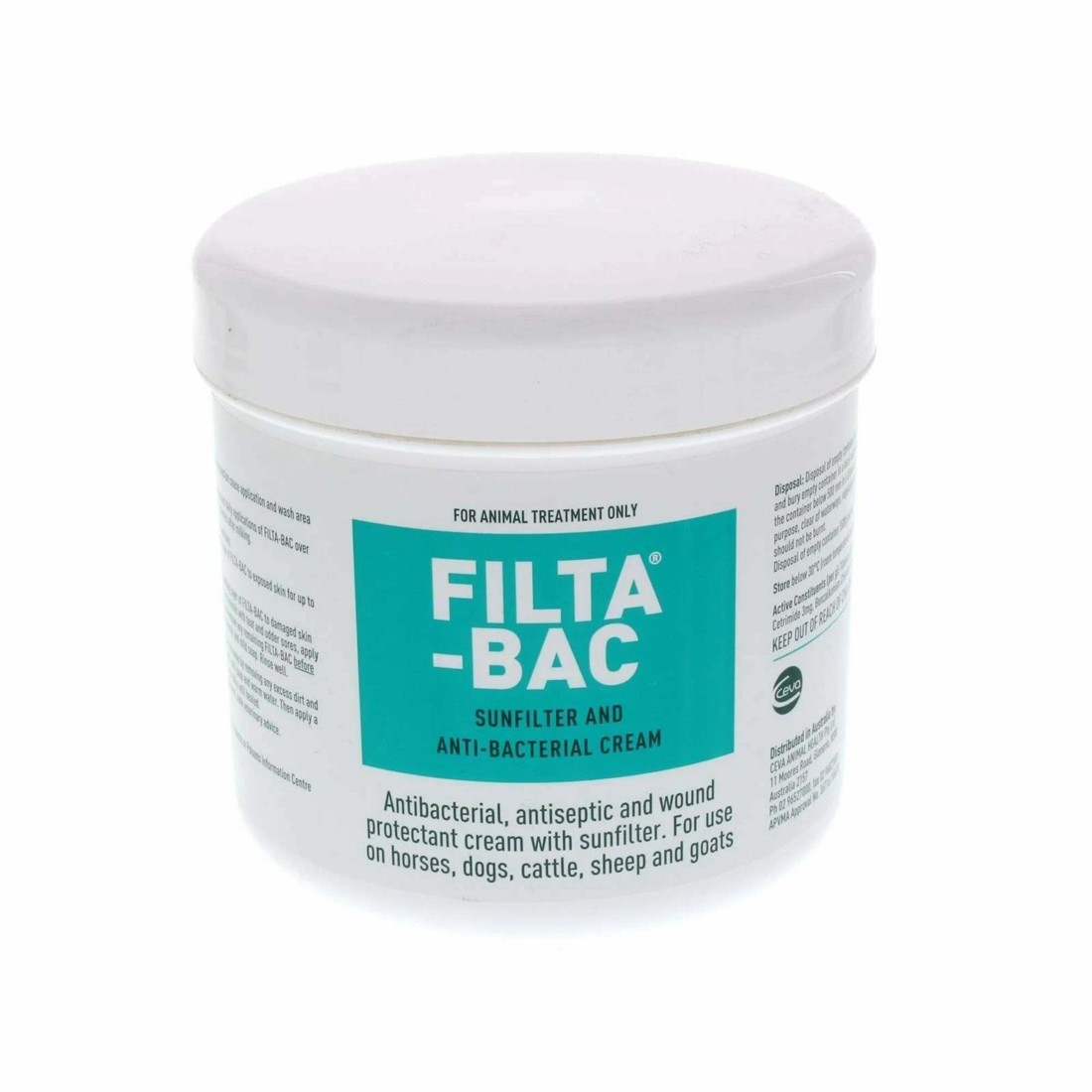 1 Ceva Filta-Bac Sunfilter & Anti-Bacterial Cream 500g Jar, 1 of 2