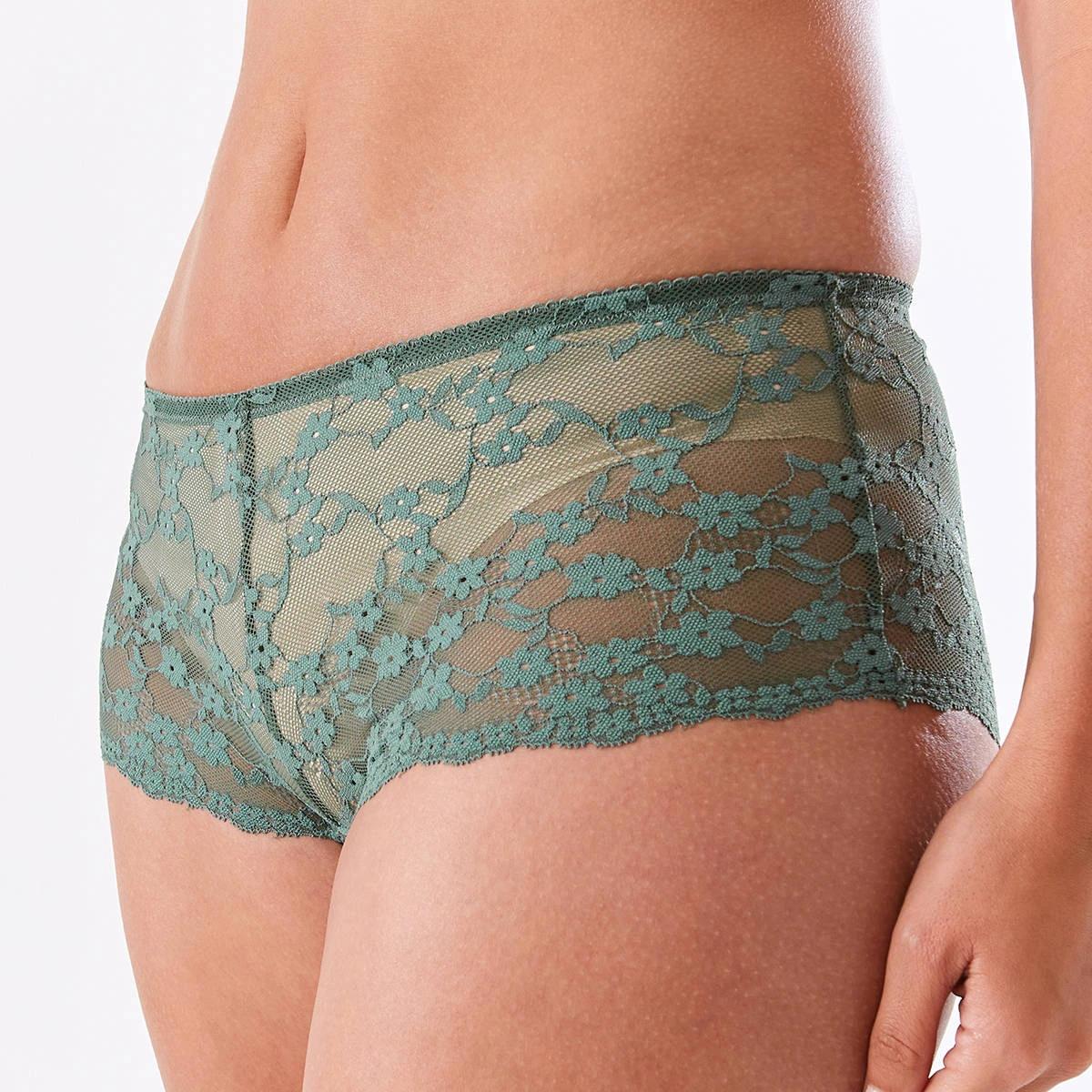 6 3 Pack Lace Boyleg Briefs Pl Sl Sg, 6 of 7