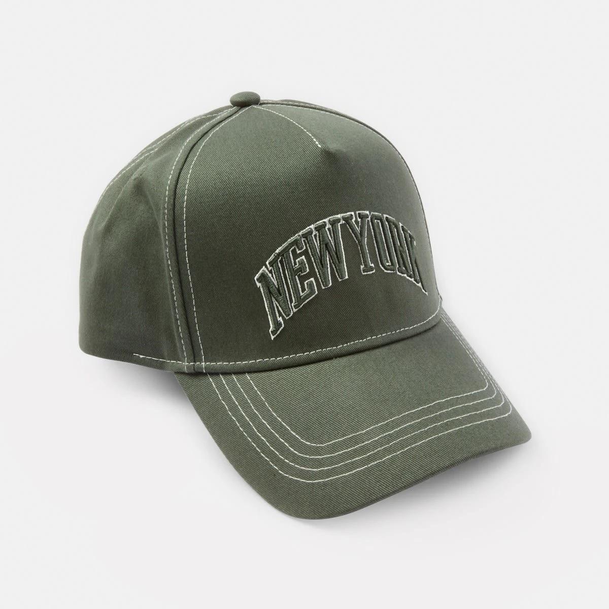 1 Snapback Baseball Cap Grn Khaki, 1 of 4
