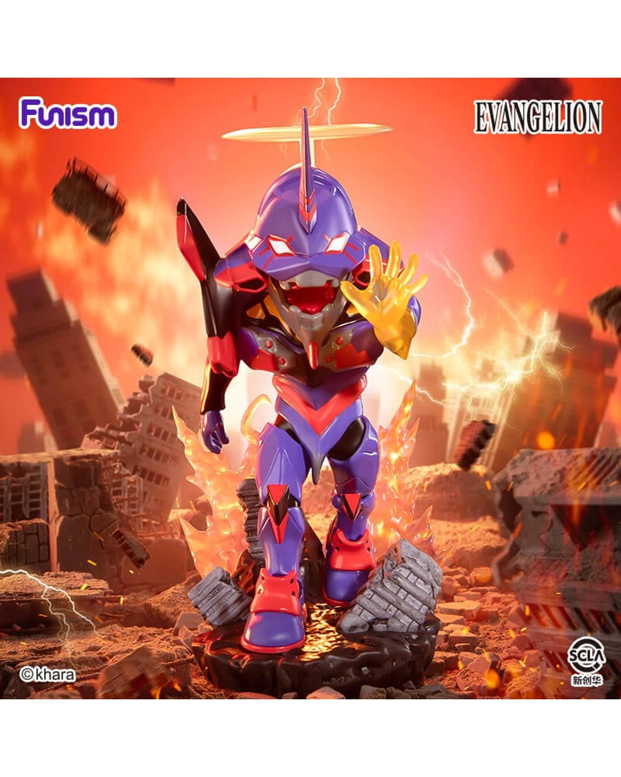10 Funism Evangelion Series Figures Vol 1 Blind Box, 10 of 10