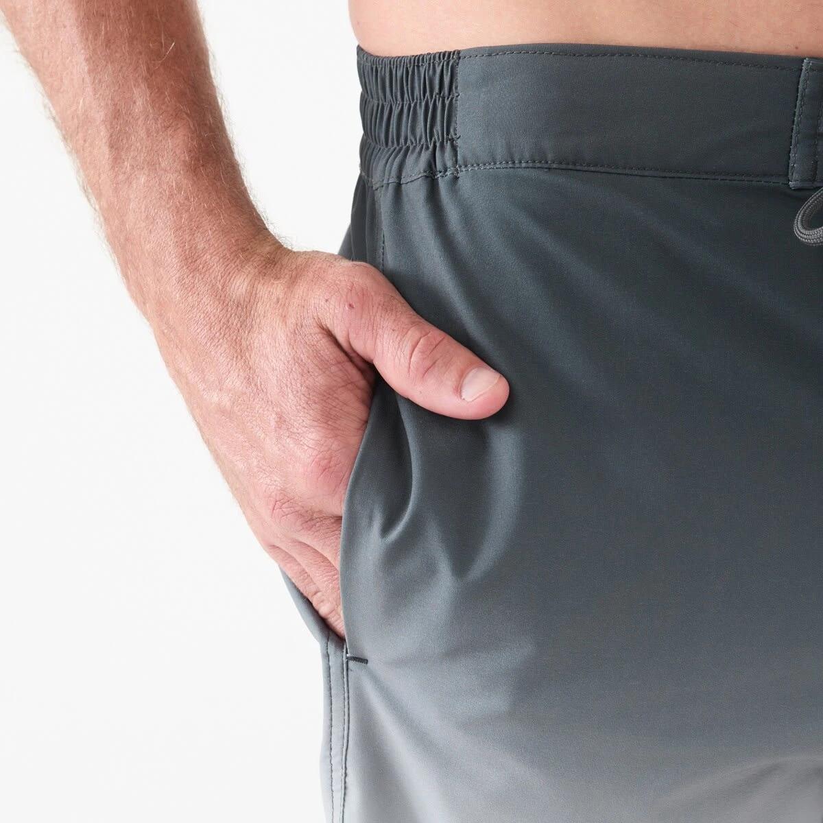 5 4 Way Stretch Boardshorts SMOOTH GRADIENT VOLCANIC ROCK, 5 of 6