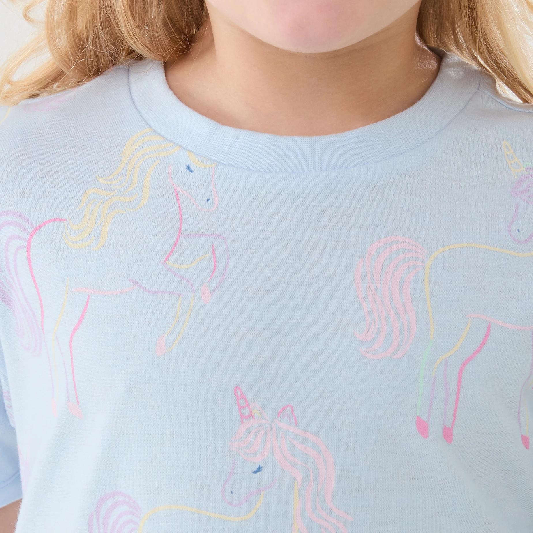 4 Nightie BLUE UNICORN, 4 of 8