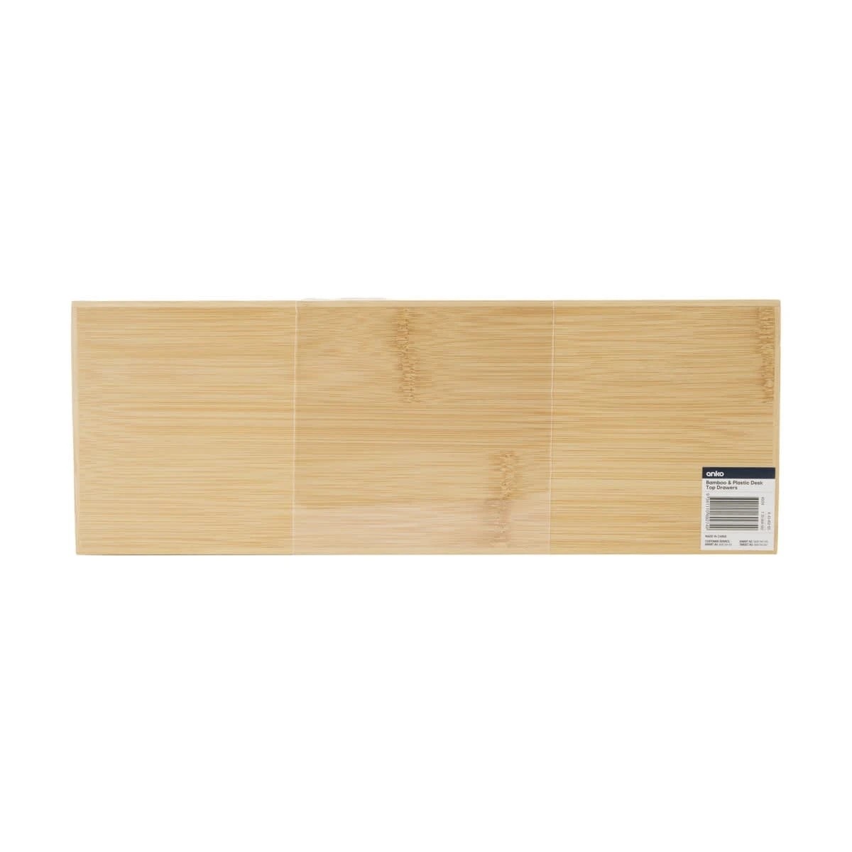 8 Bamboo and Plastic Desk Top Drawers, 8 of 9