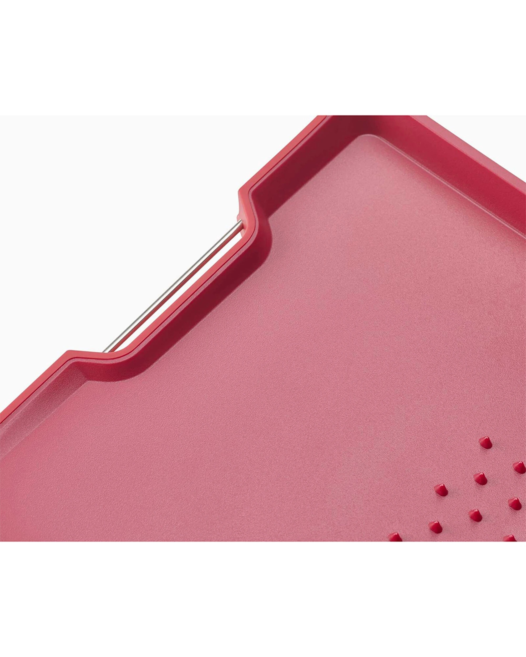 4 Joseph & Joseph Cut&Carve Plus 41cm Chopping Board Large - Red, 4 of 5