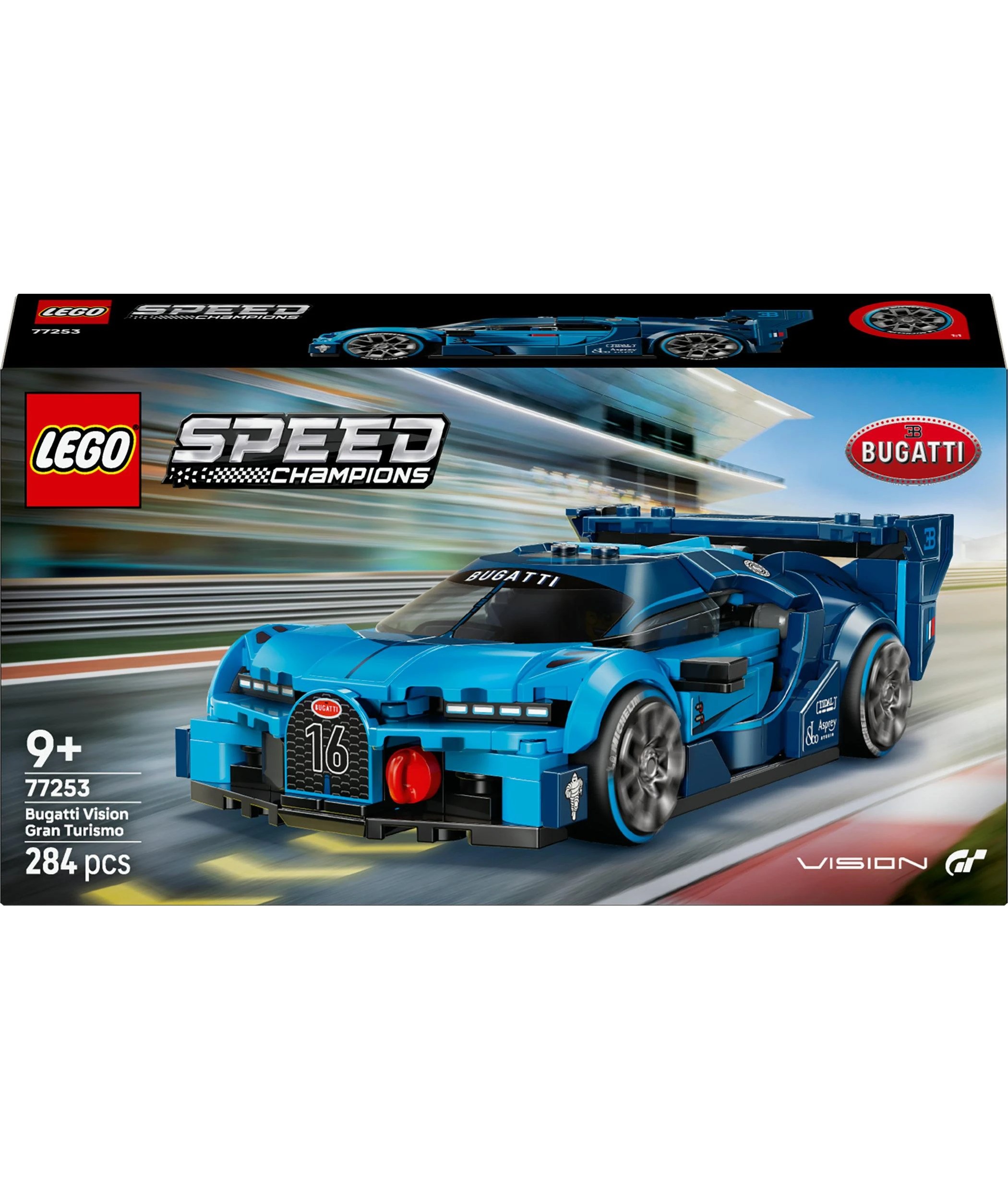 1 LEGO Speed Champions Bugatti Vision GT Hyper Sports Car 77253, 1 of 10