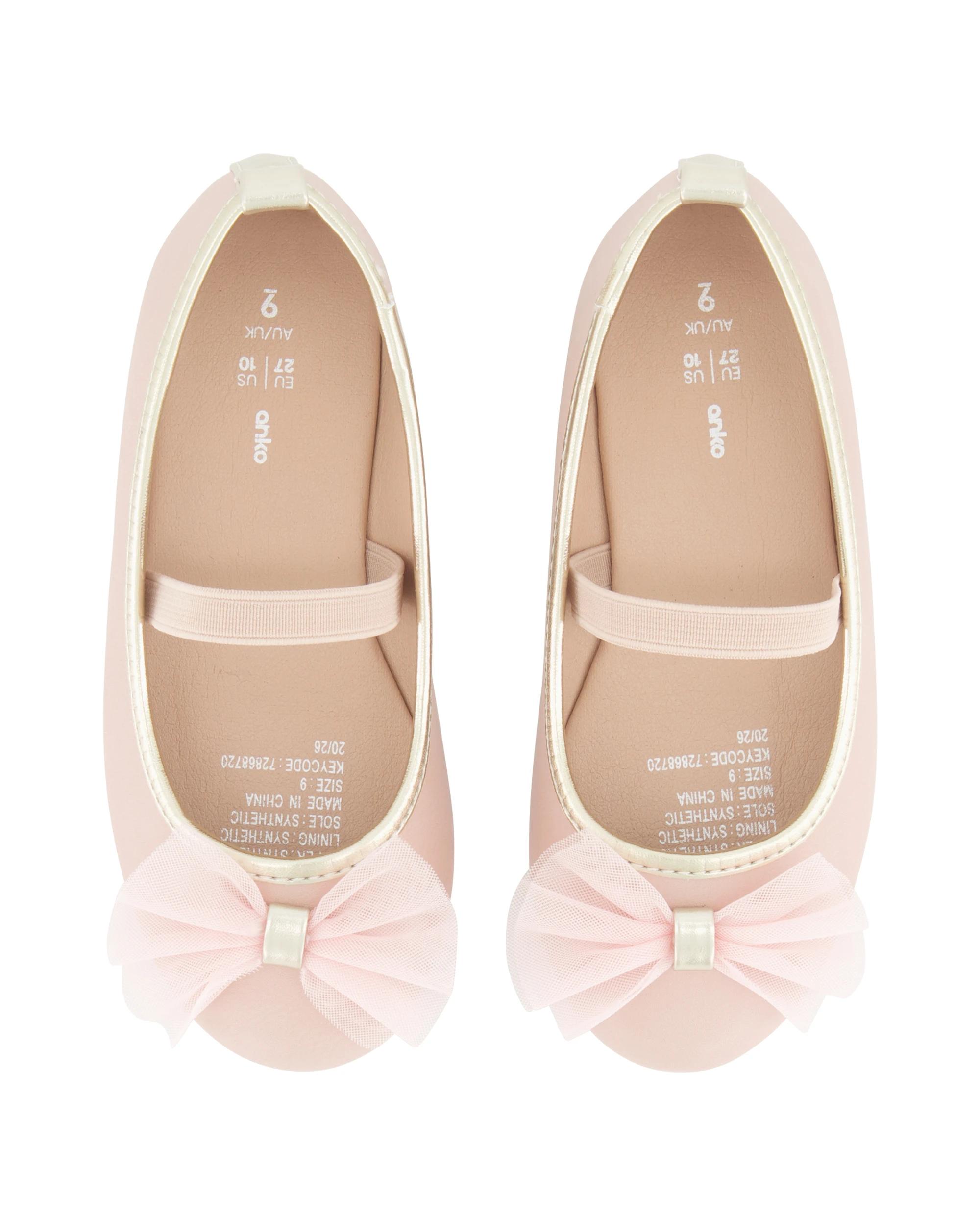 2 Junior Flats Silver Pink, 2 of 5