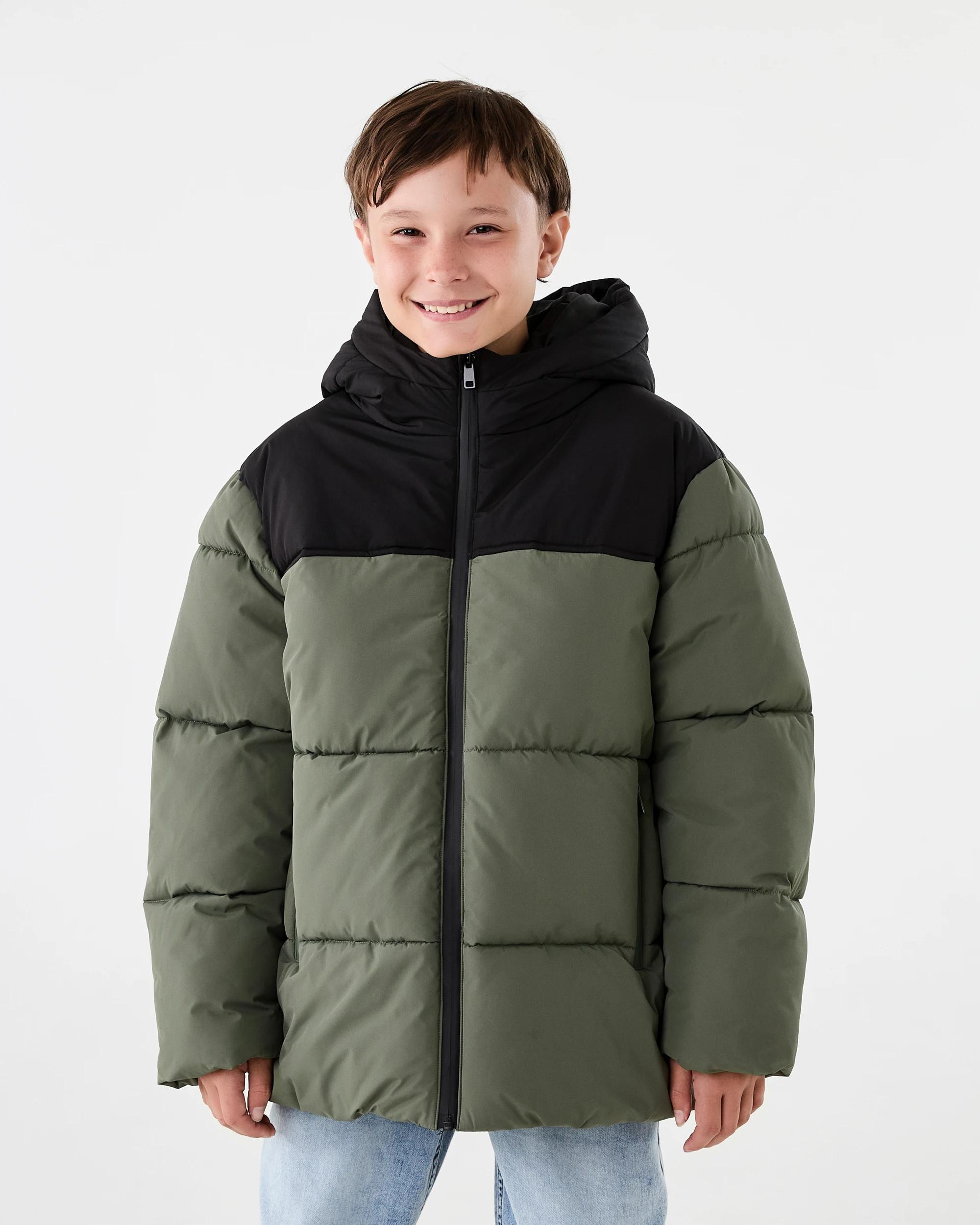 2 Premium Puffer Jacket Grn Beetle, 2 of 7