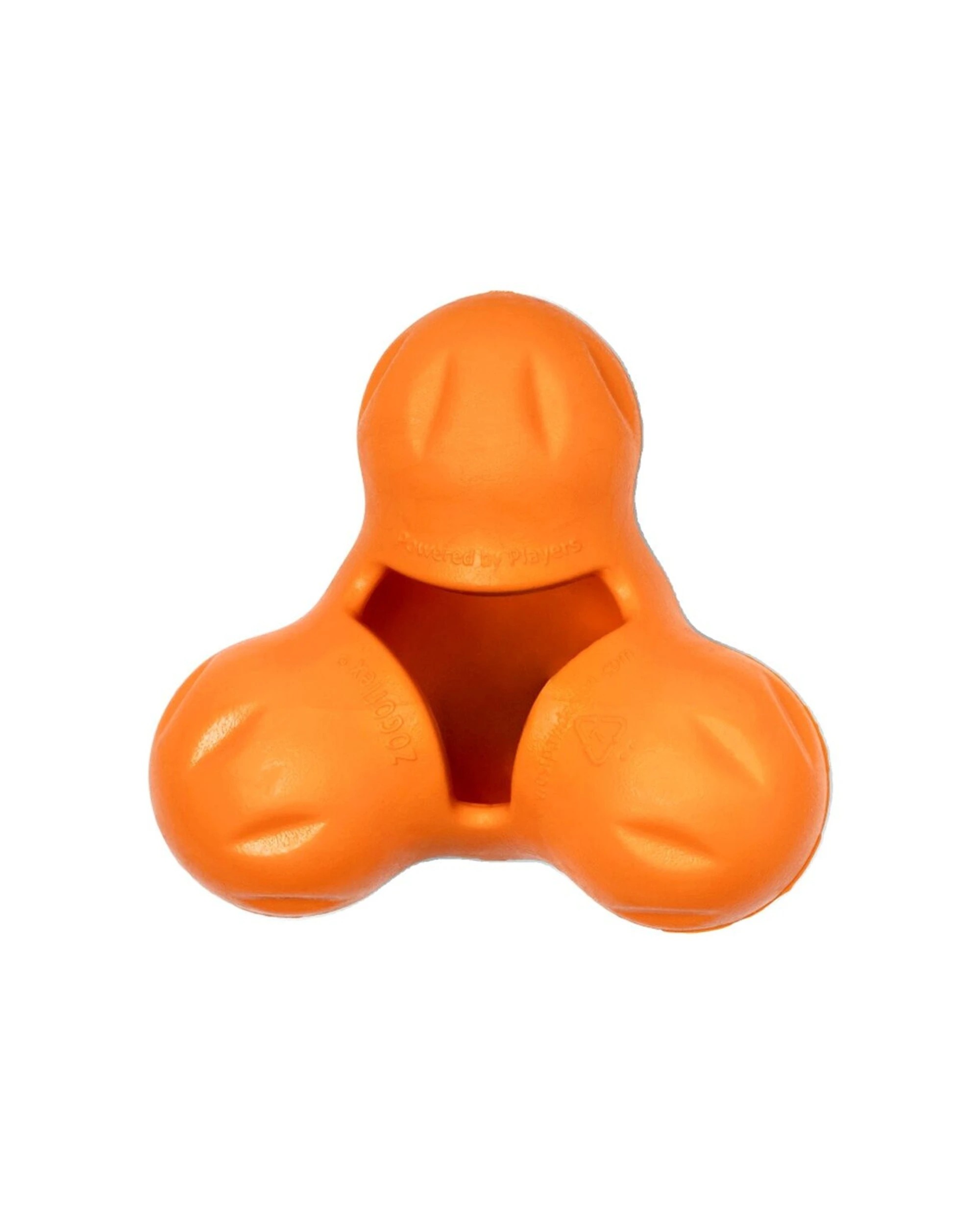 1 West Paw Tux Dog Treat Dispenser Puzzle Toy Small Zogoflex Dishwasher Safe - Orange, 1 of 1