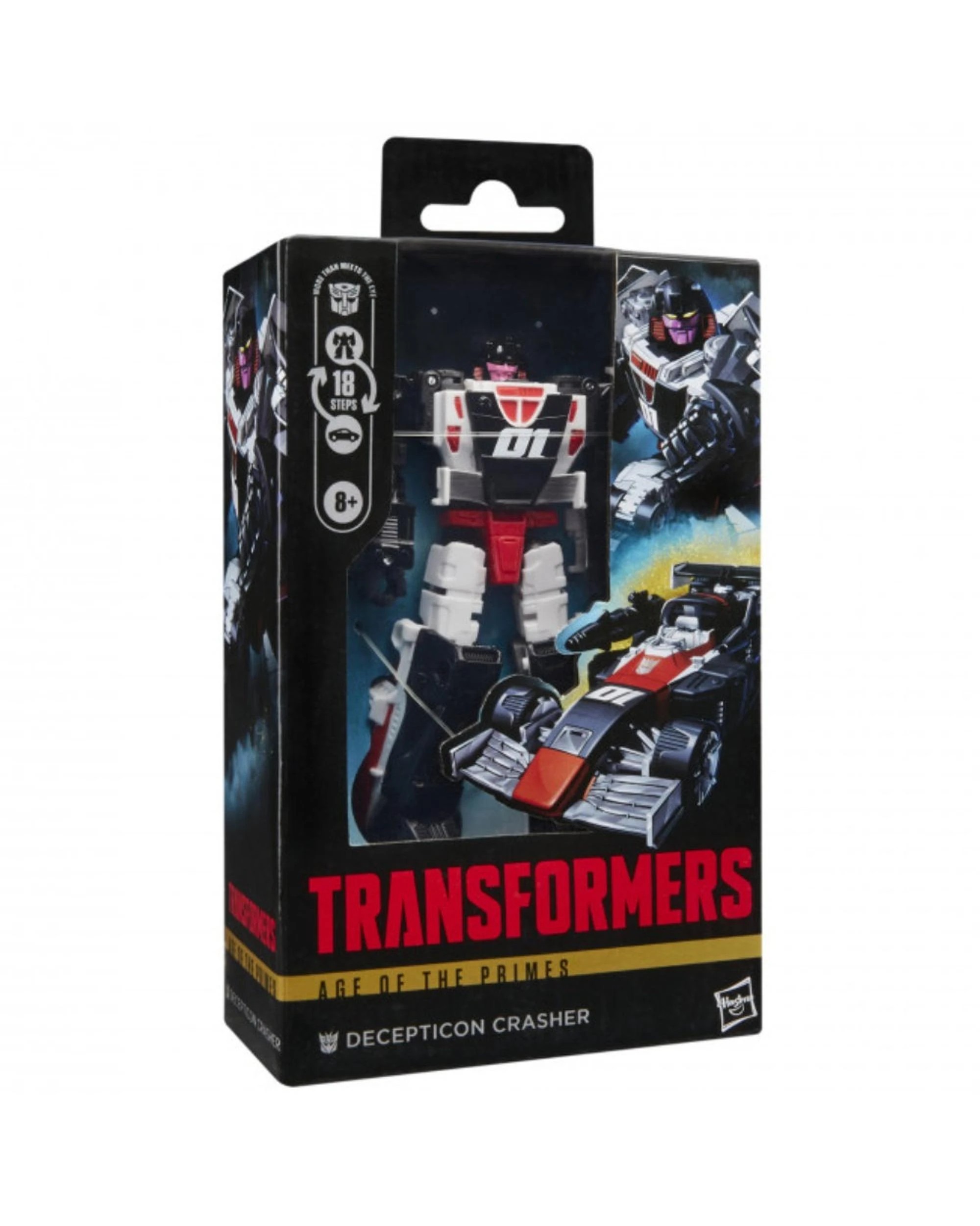 1 Transformers Age of the Primes: Deluxe Class Decepticon Crasher Action Figure, 1 of 5