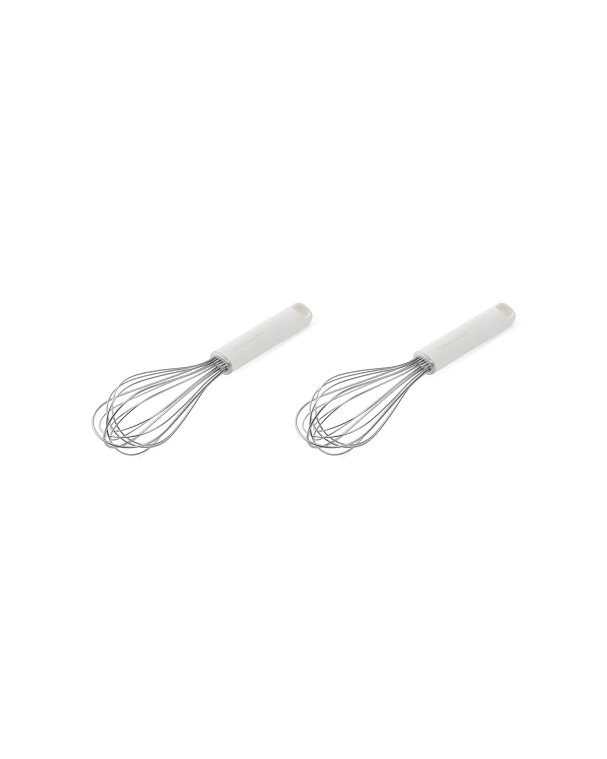 1 KitchenAid Classic Wire Utility Whisk 2PK Kitchen Utensil - White, 1 of 5