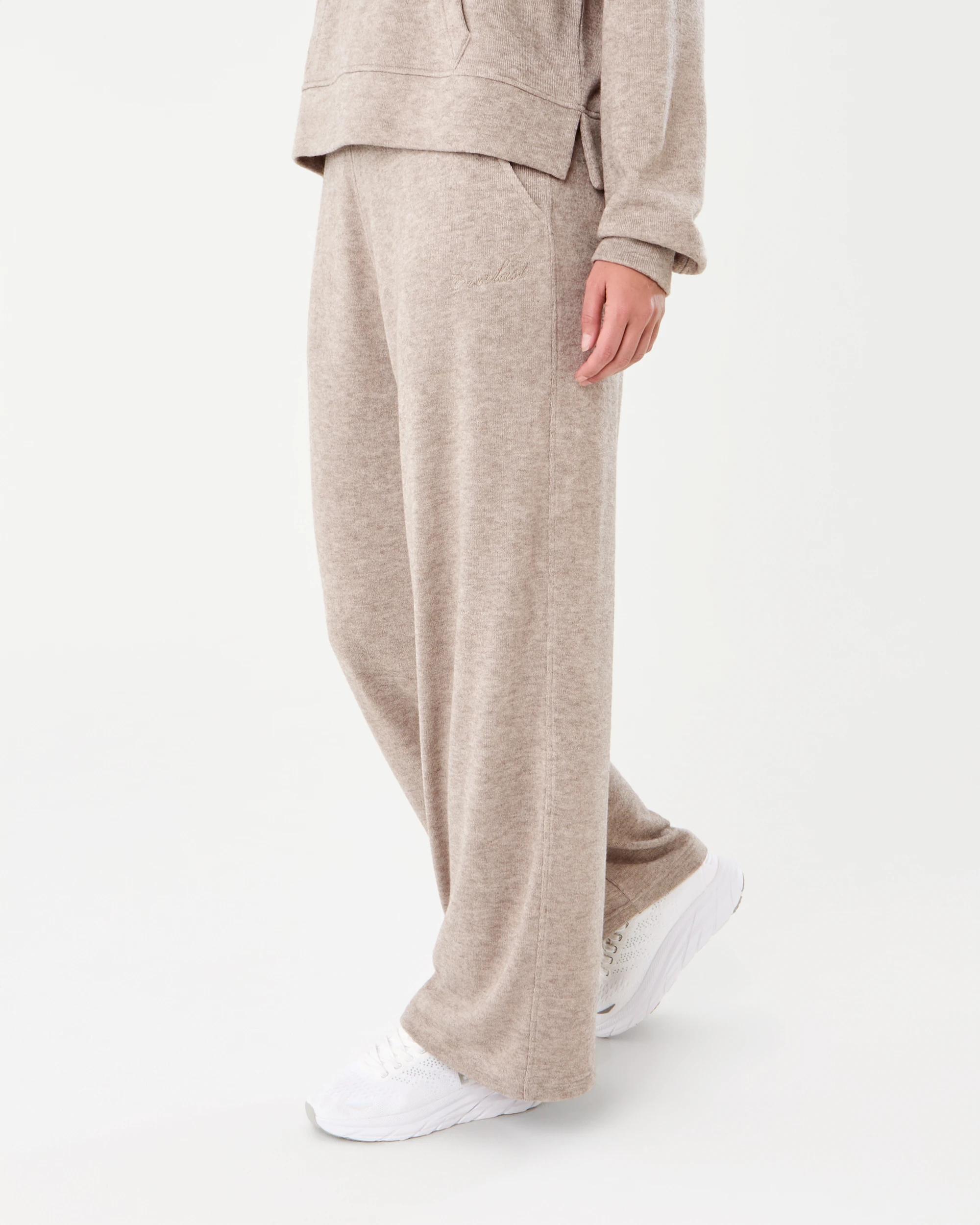 3 Everlast Womens Terry Towelling Pants Mushroom, 3 of 6