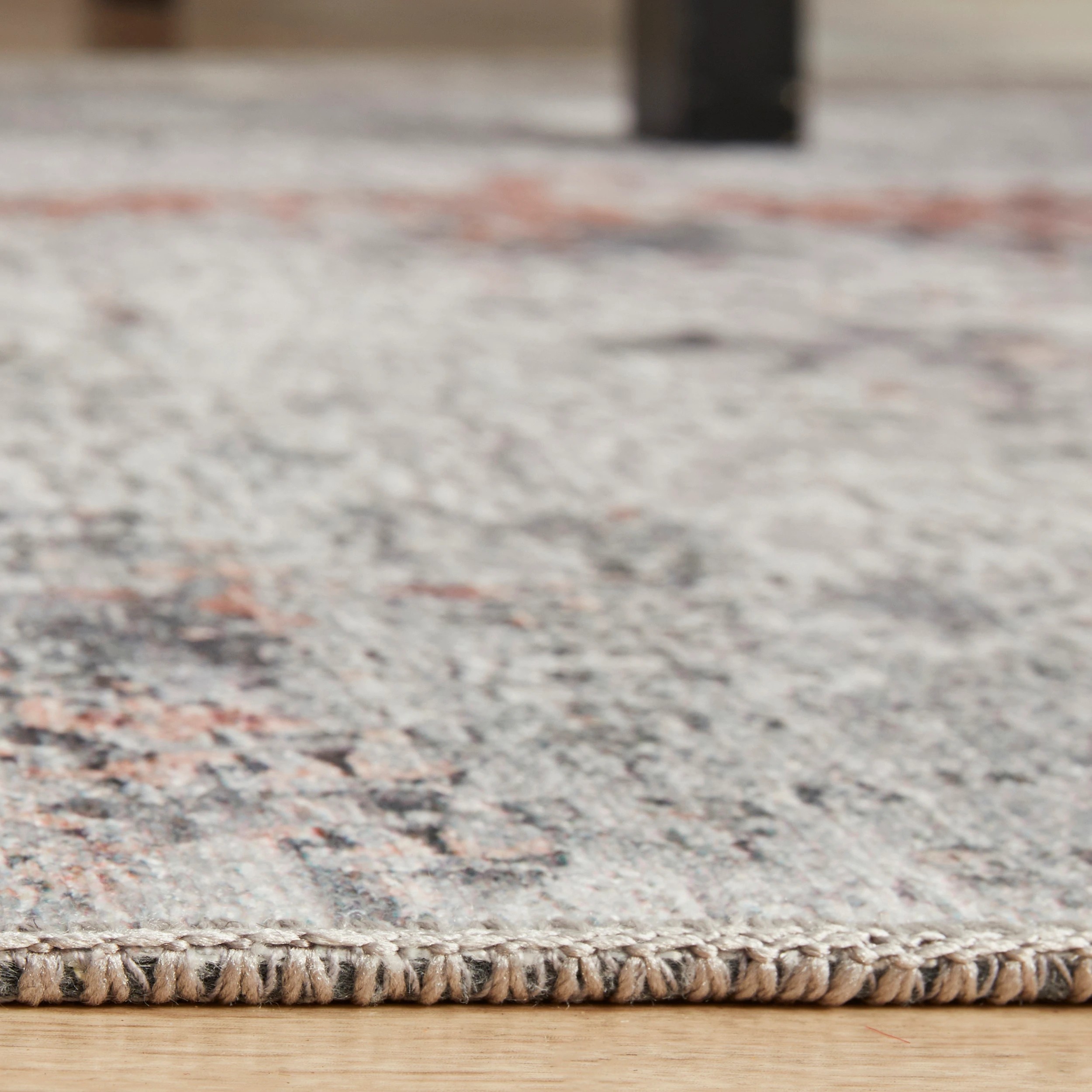 6 Common Ground Rugs Bazaar 156 200x80cm - Small Runner Rug - Silver, 6 of 8