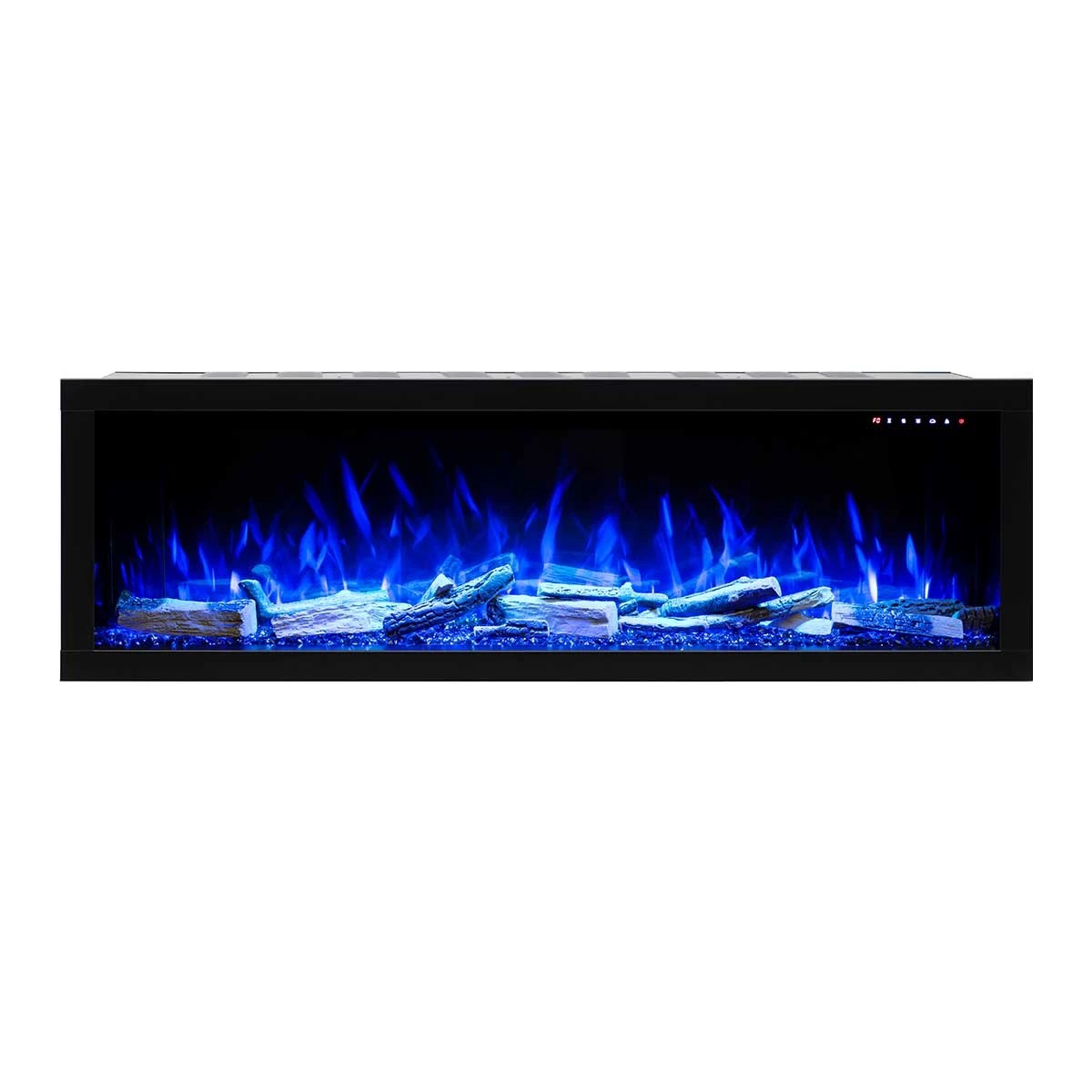 3 Moda Living Fantasia 60 inch Electric Fireplace - Extra Deep - Black, 3 of 6