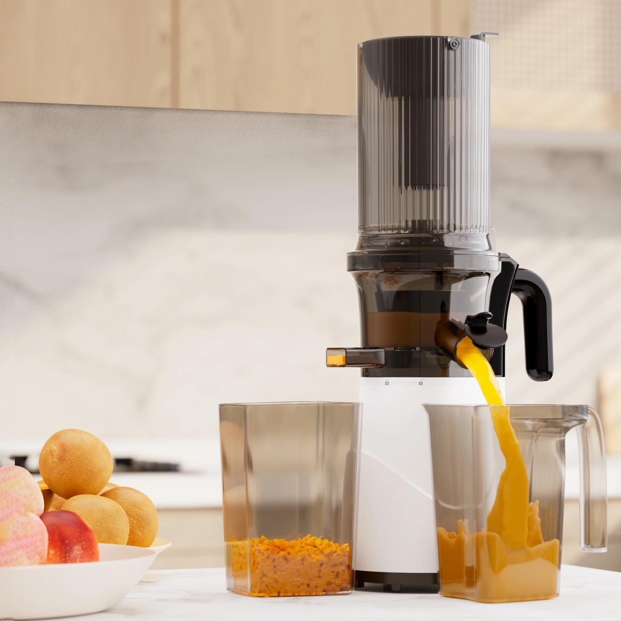 6 Spector 1l Slow Juicer - White, 6 of 6