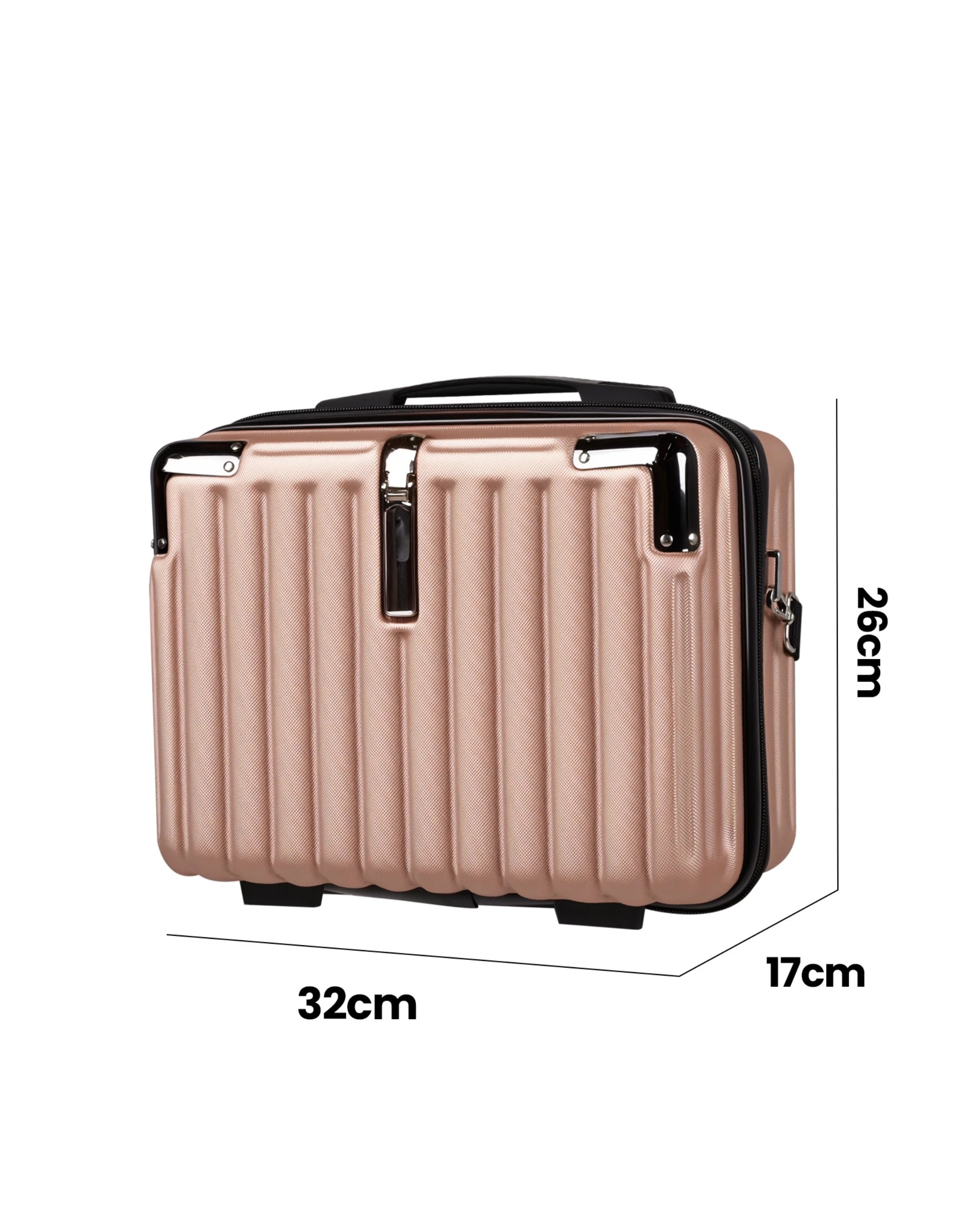8 Advwin 2 Pcs Luggage Sets with Cup Holder - Pink, 8 of 8