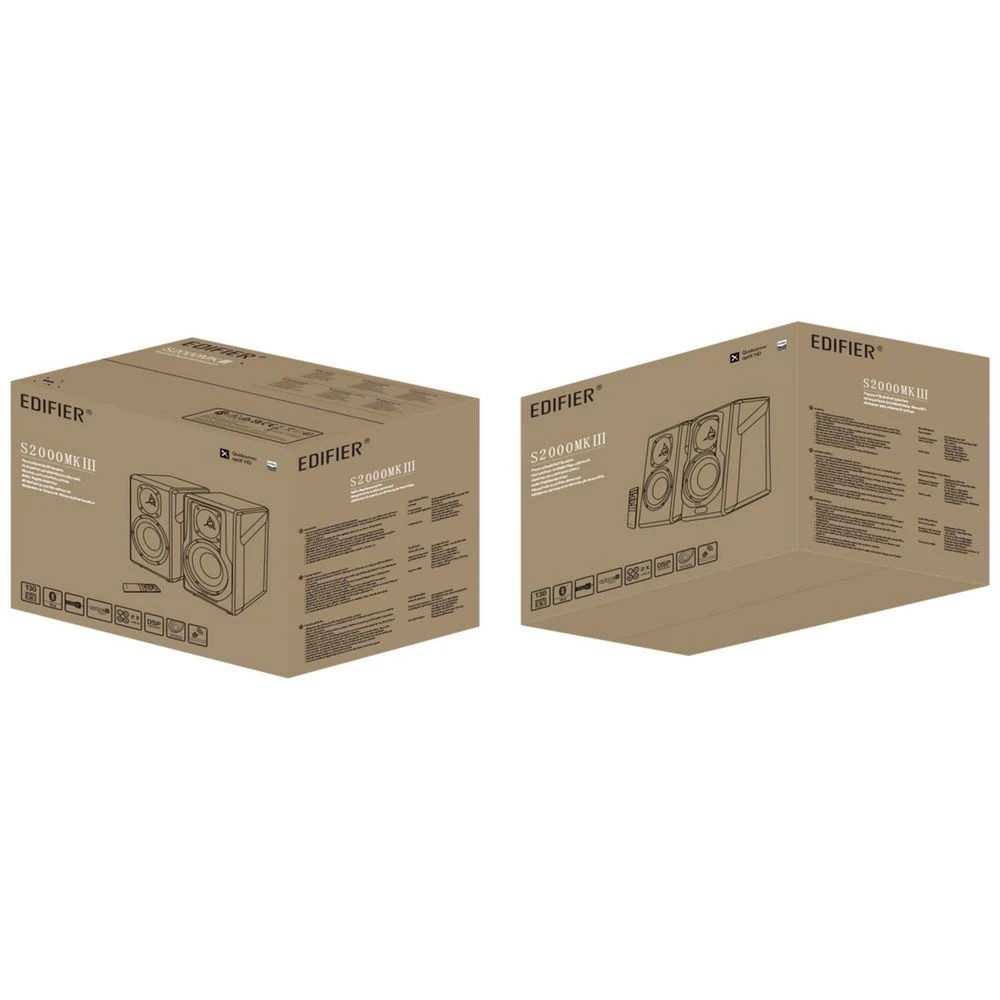 7 EDIFIER S2000MKIII Premium Hi-Res Bookshelf Speaker Brown, 7 of 8
