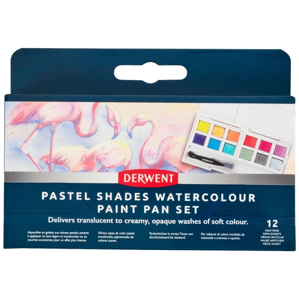 1 Derwent Pastel Shades Paint Pan 12 Pack, 1 of 5