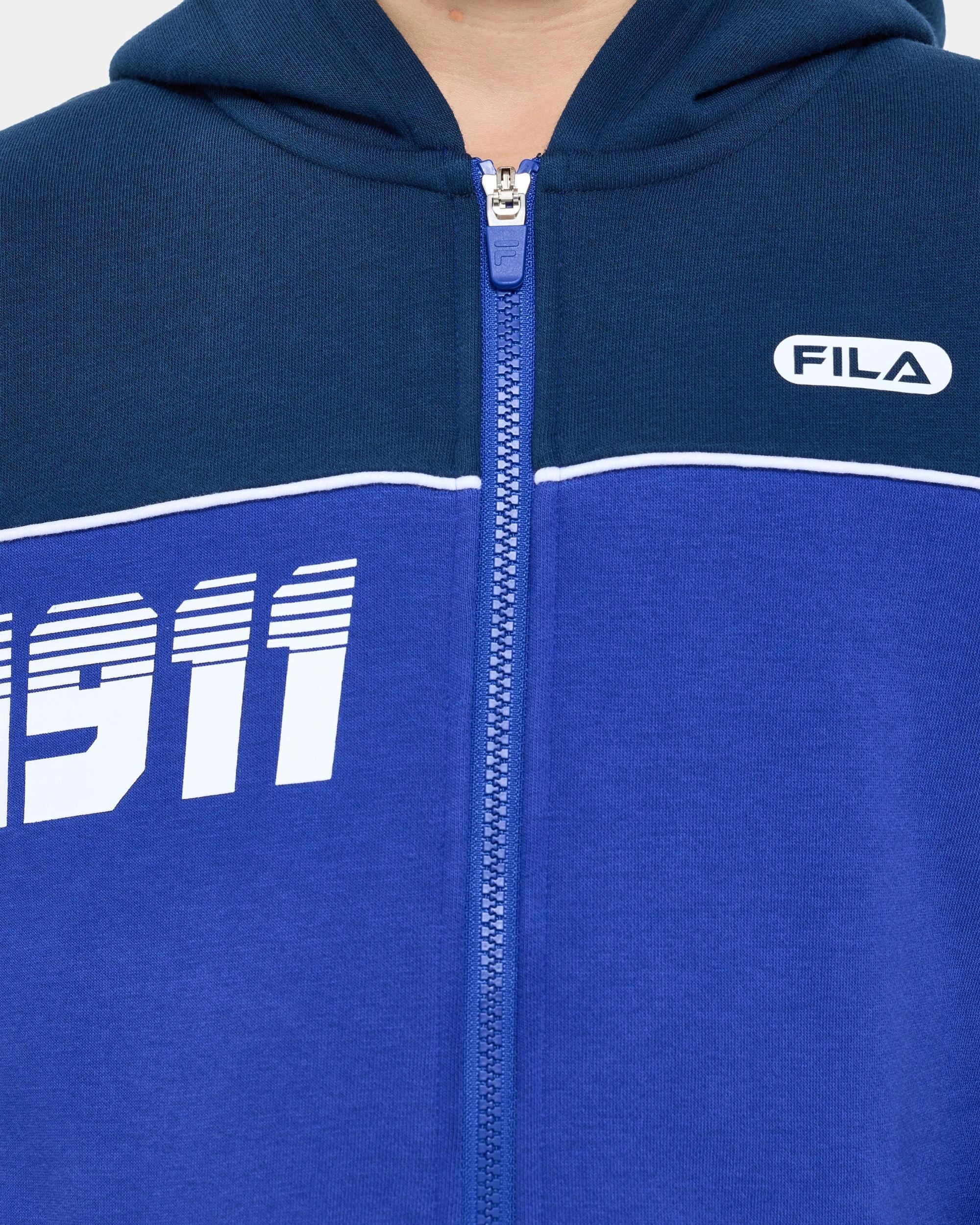 5 Fila Hunter Zip Thru Hoodie BLUE, 5 of 7