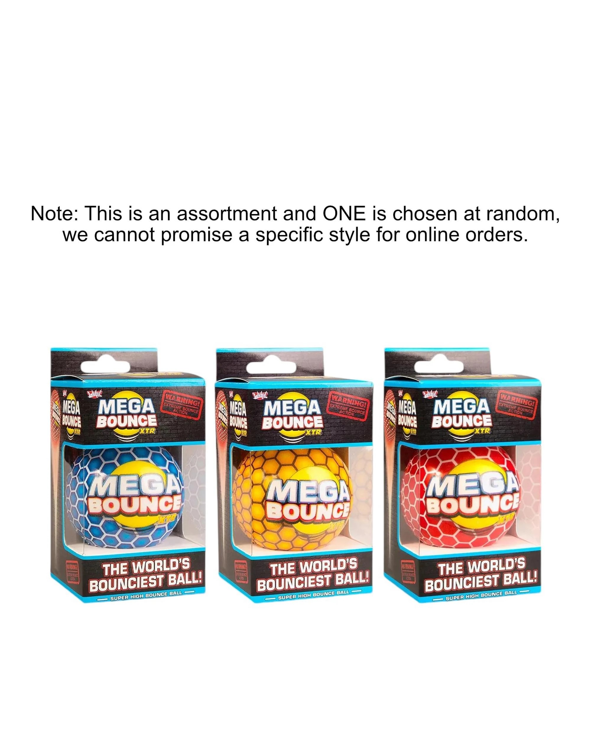 2 Wicked Mega Bounce XTR Super Hight Bounce Ball - Assorted, 2 of 5