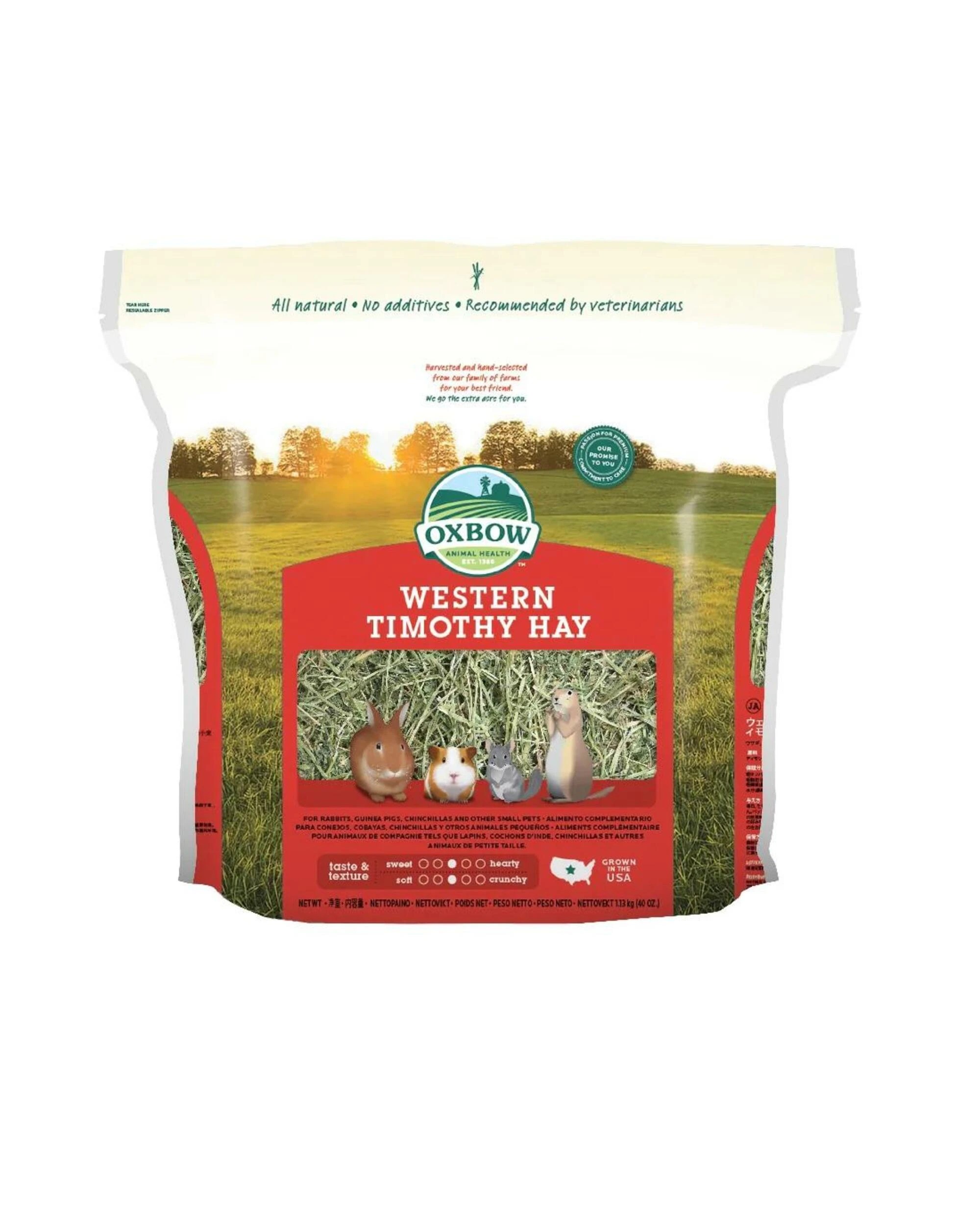 1 Oxbow All-Natural Western Timothy Hay 4kg, 1 of 2