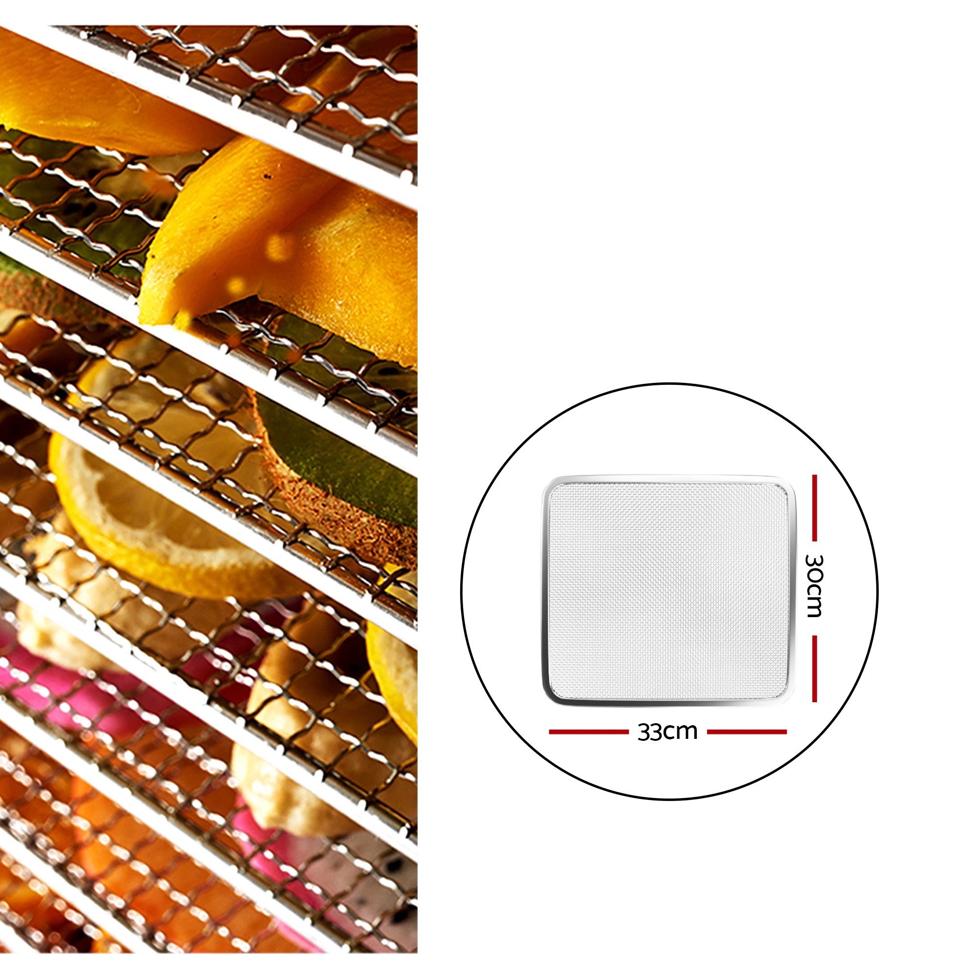 5 Devanti 10 Trays Food Dehydrator with Stainless Steel Tray - Multi, 5 of 9