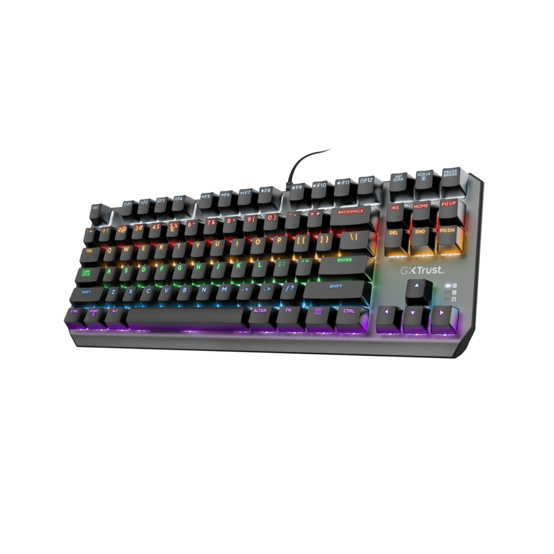 2 Trust International Trust GXT834 Callaz TKL Wired RGB Gaming Keyboard - Black, 2 of 6