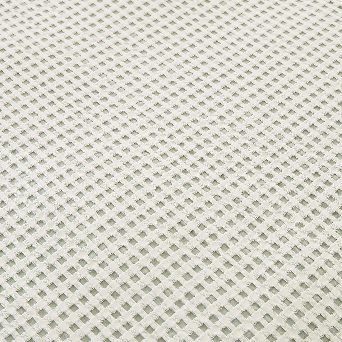 3 Dakota Cotton Quilt Cover Set - Super King Bed, Sage, 3 of 6