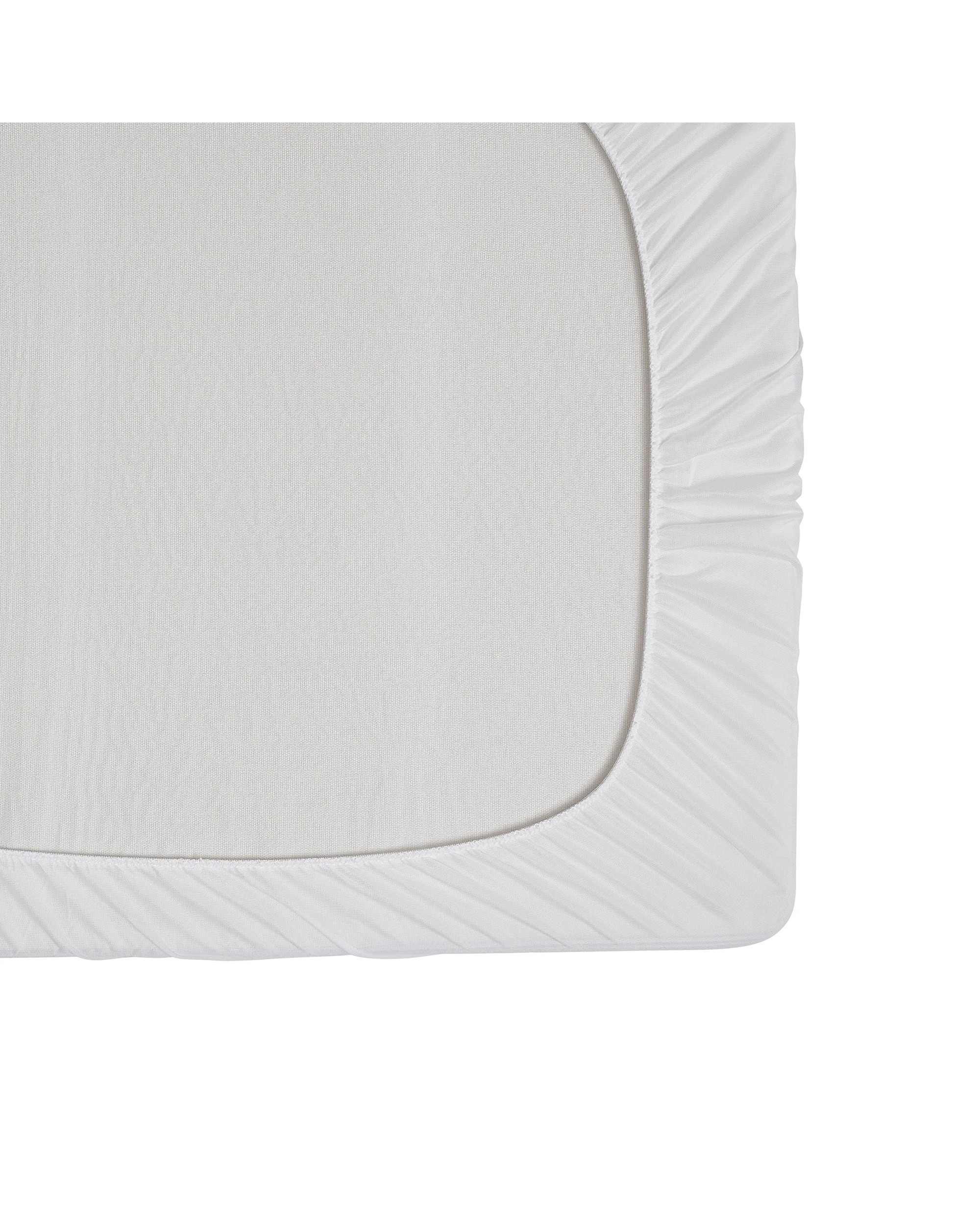 8 Dreamaker Baby Bamboo Terry Waterproof Mattress Protector - COT Boori Size - White, 8 of 8