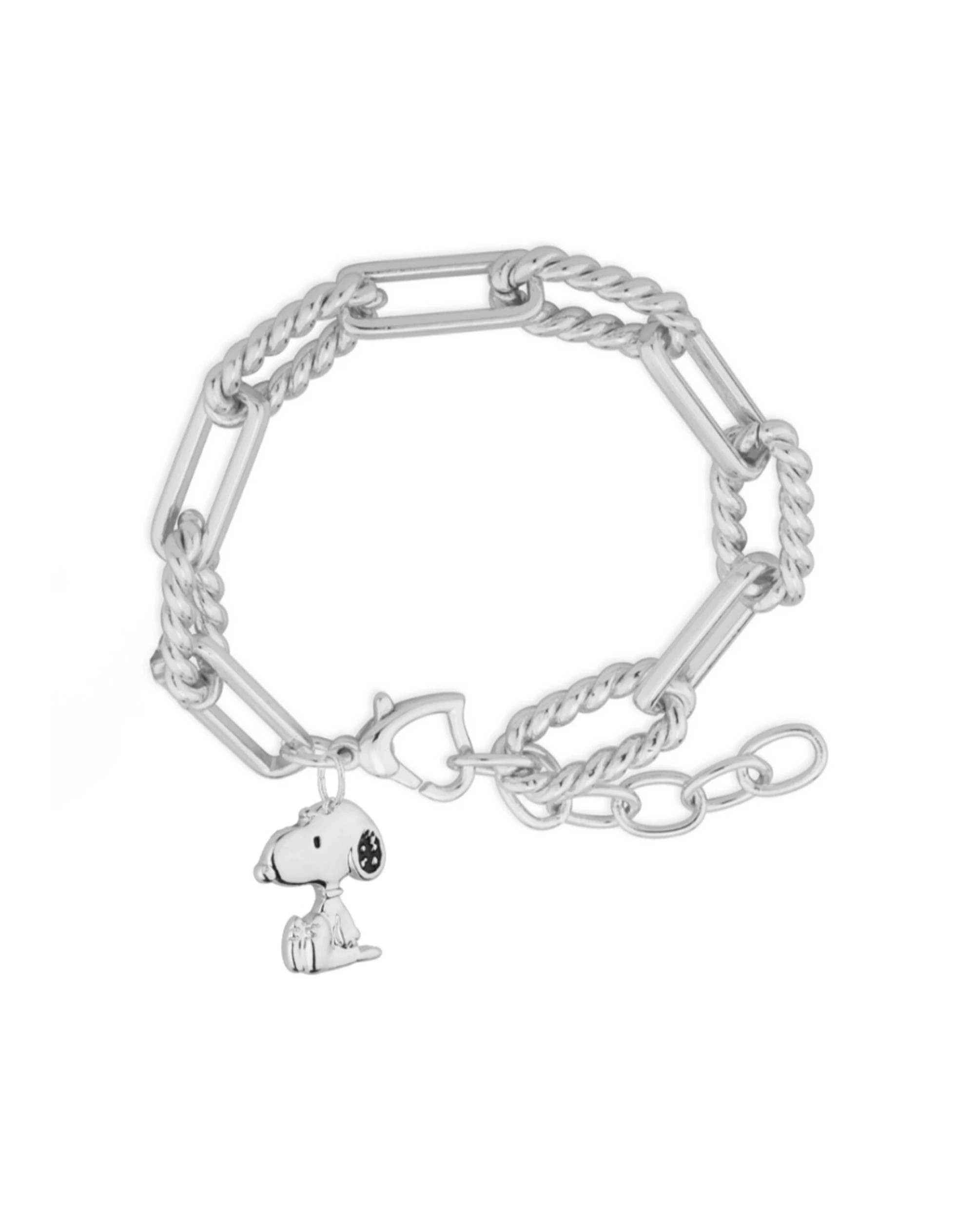1 Couture Kingdom Peanuts Snoopy Charm Bracelet Jewellery Accessory - Silver, 1 of 2