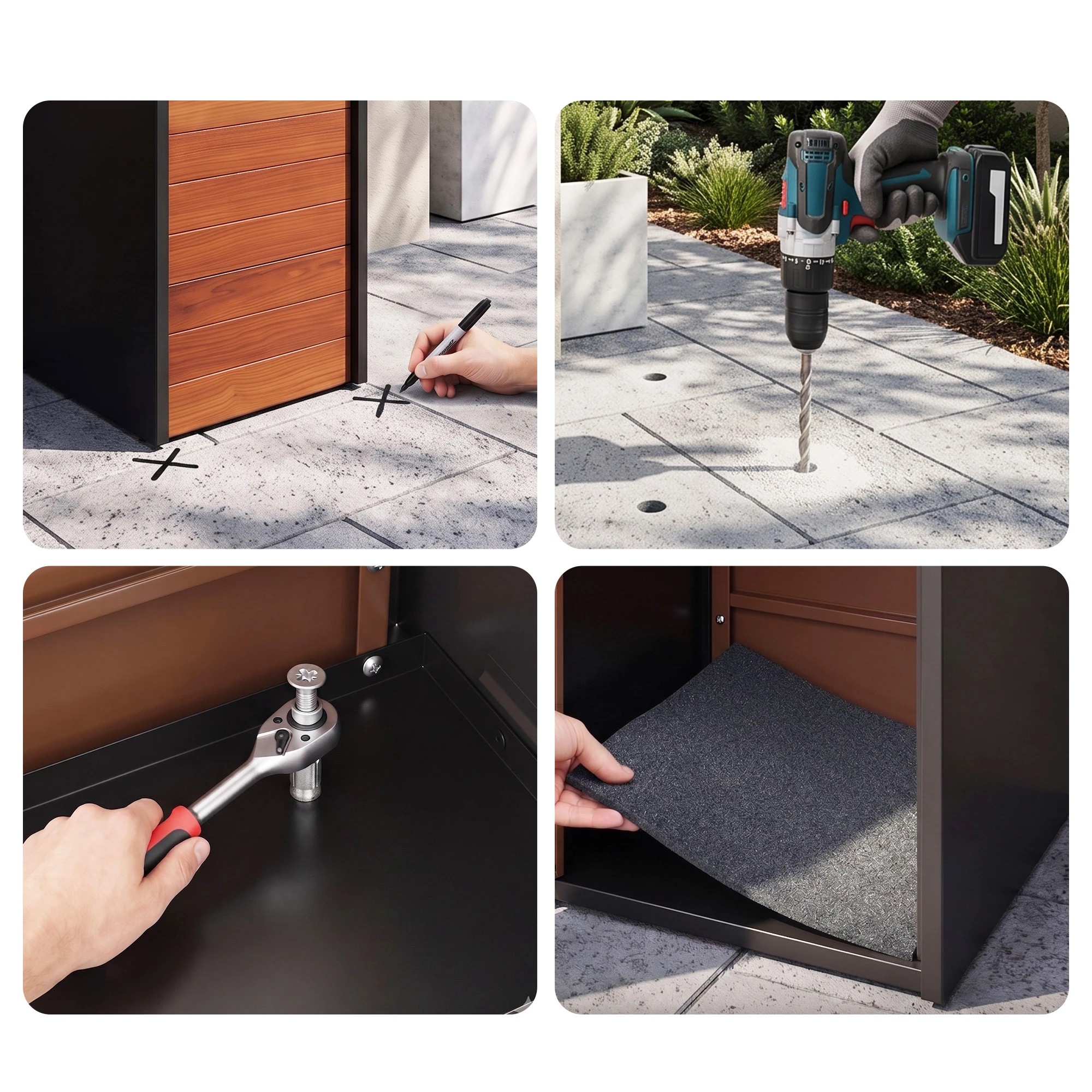 7 Gardeon Parcel Letterbox Drop Box Package with Lock - Natural, 7 of 8