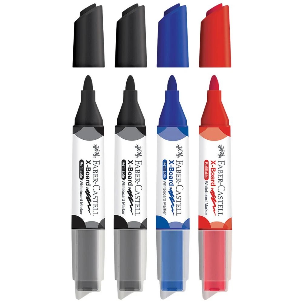 5 Faber-Castell X-Board Whiteboard Marker Assorted 4 Pack, 5 of 6