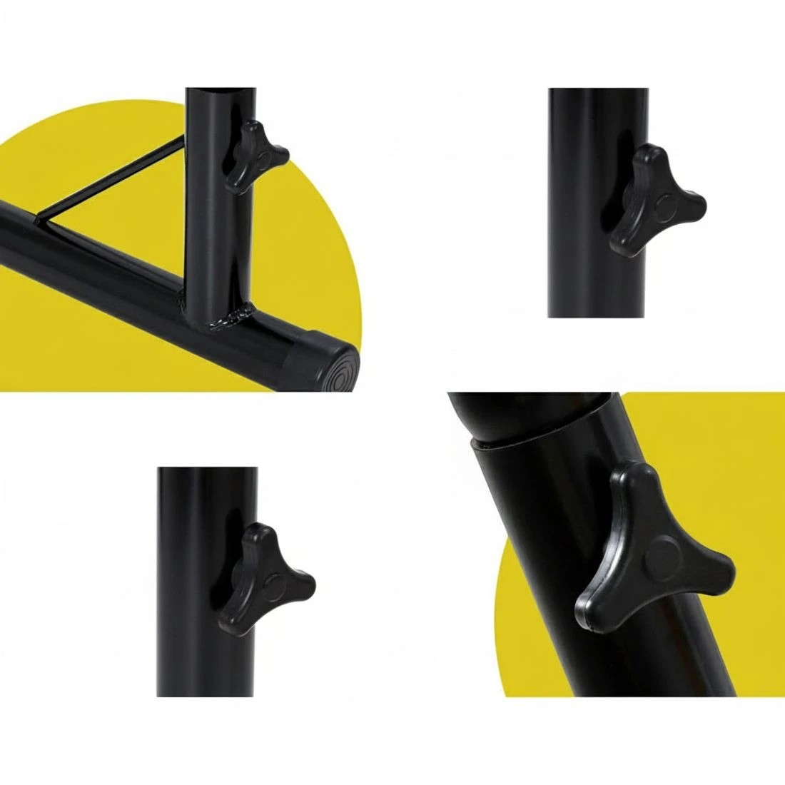 6 Gardeon Hammock Chair with Steel Stand Armrest Outdoor Hanging - Multi, 6 of 6