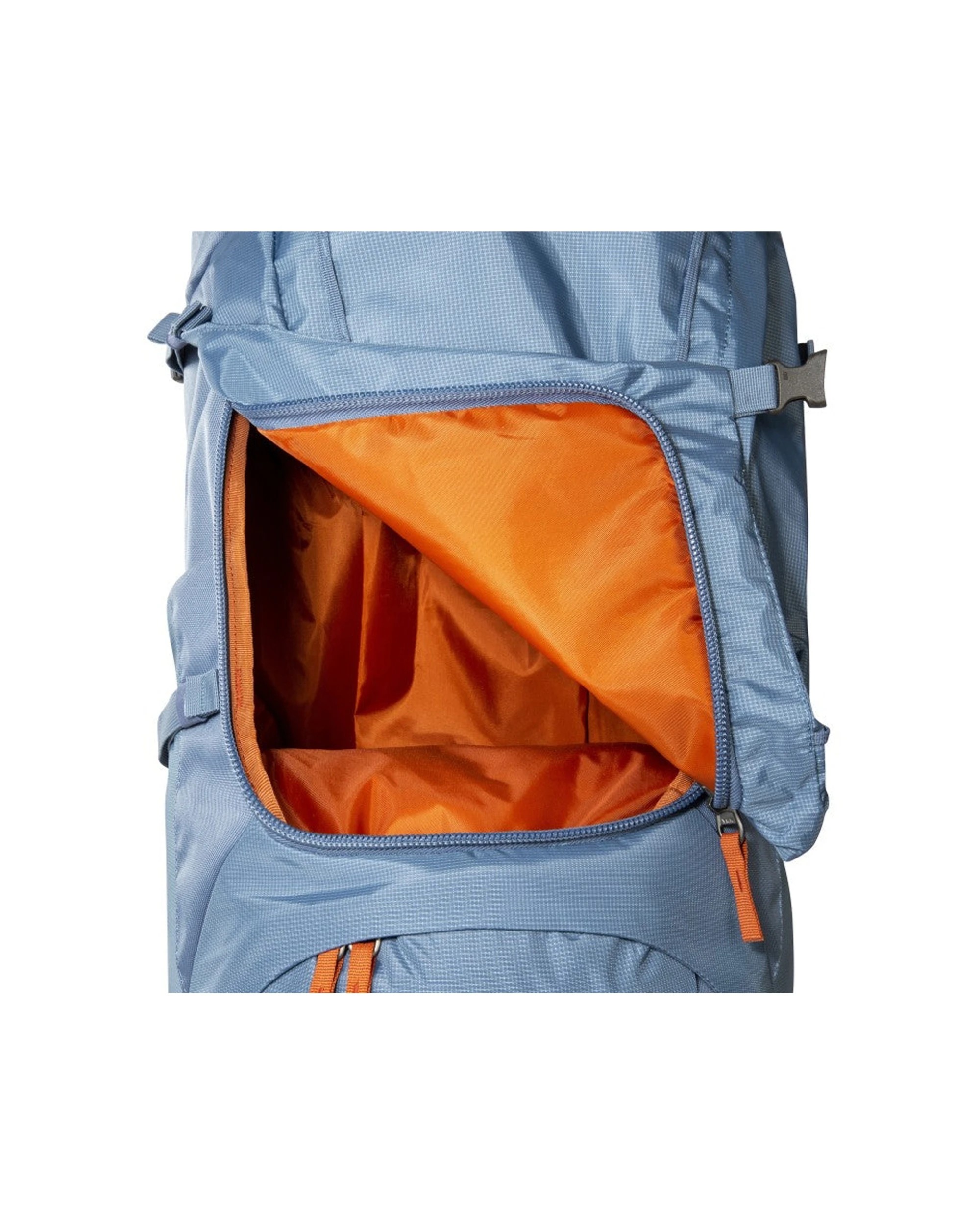 9 Tatonka Yukon 50 Plus 10L Womens Hiking Travel Backpack Removable Lid Waterproof - Blue, 9 of 10