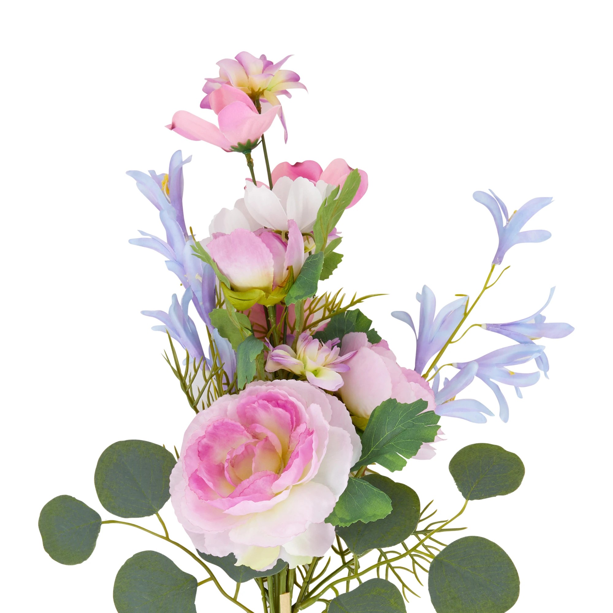 3 Artificial Pastel Flowers, 3 of 4