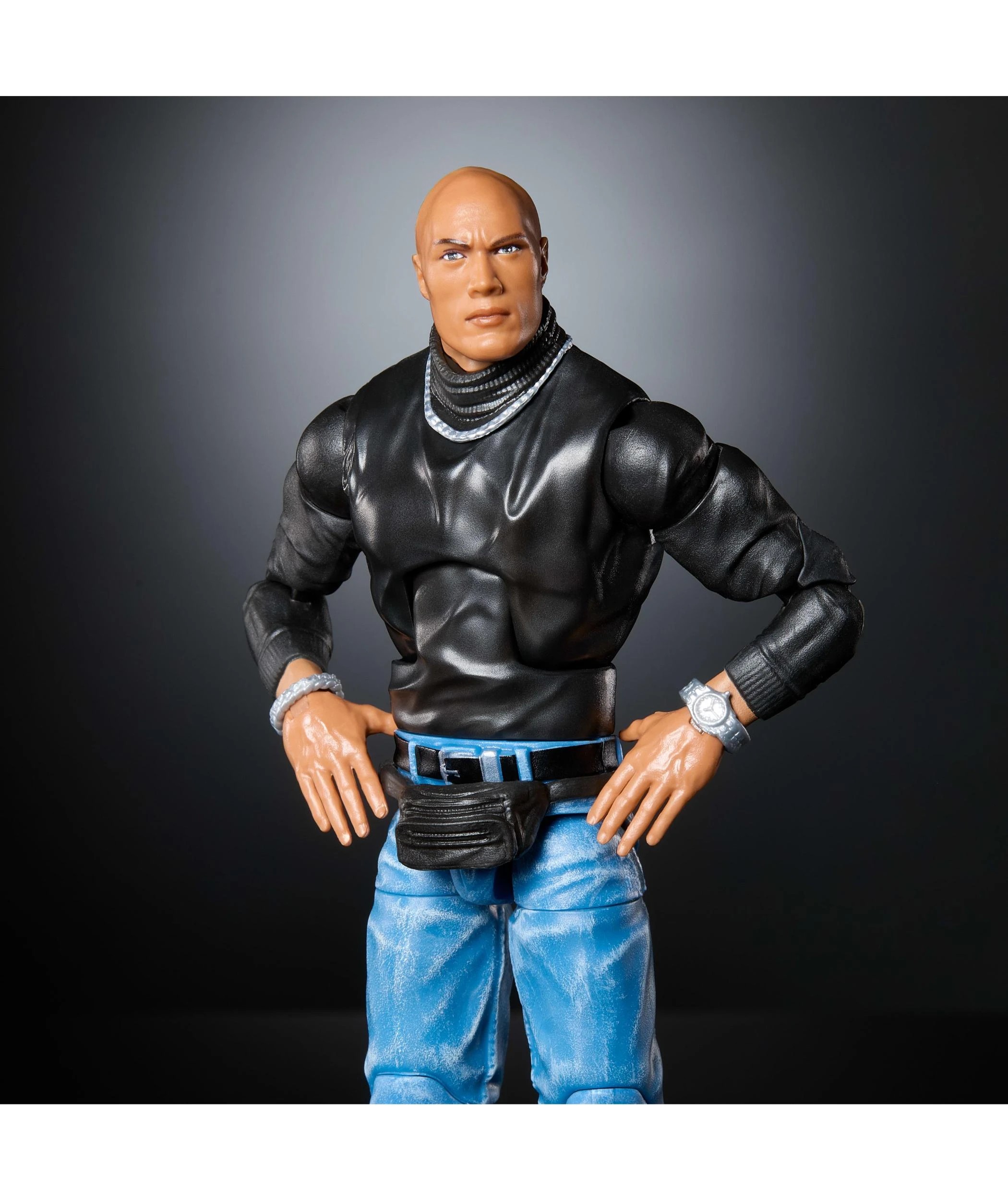 6 WWE Elite Collection The Rock Action Figure & Accessories - Multi, 6 of 6