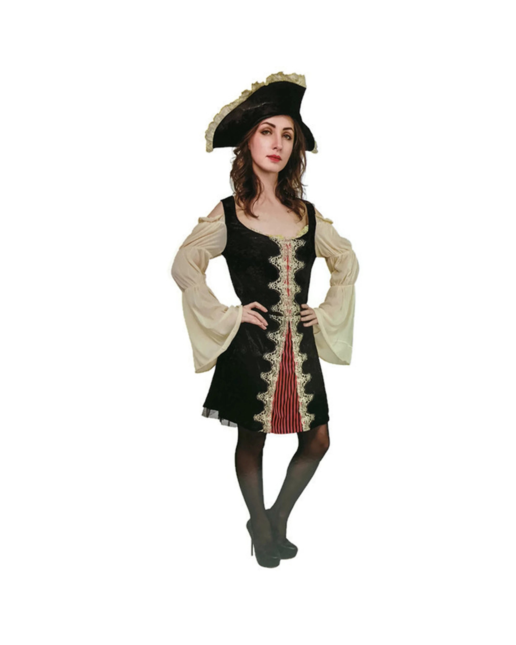 1 BR Costumes Deluxe Pirate Costume for Women - One Size, 1 of 1