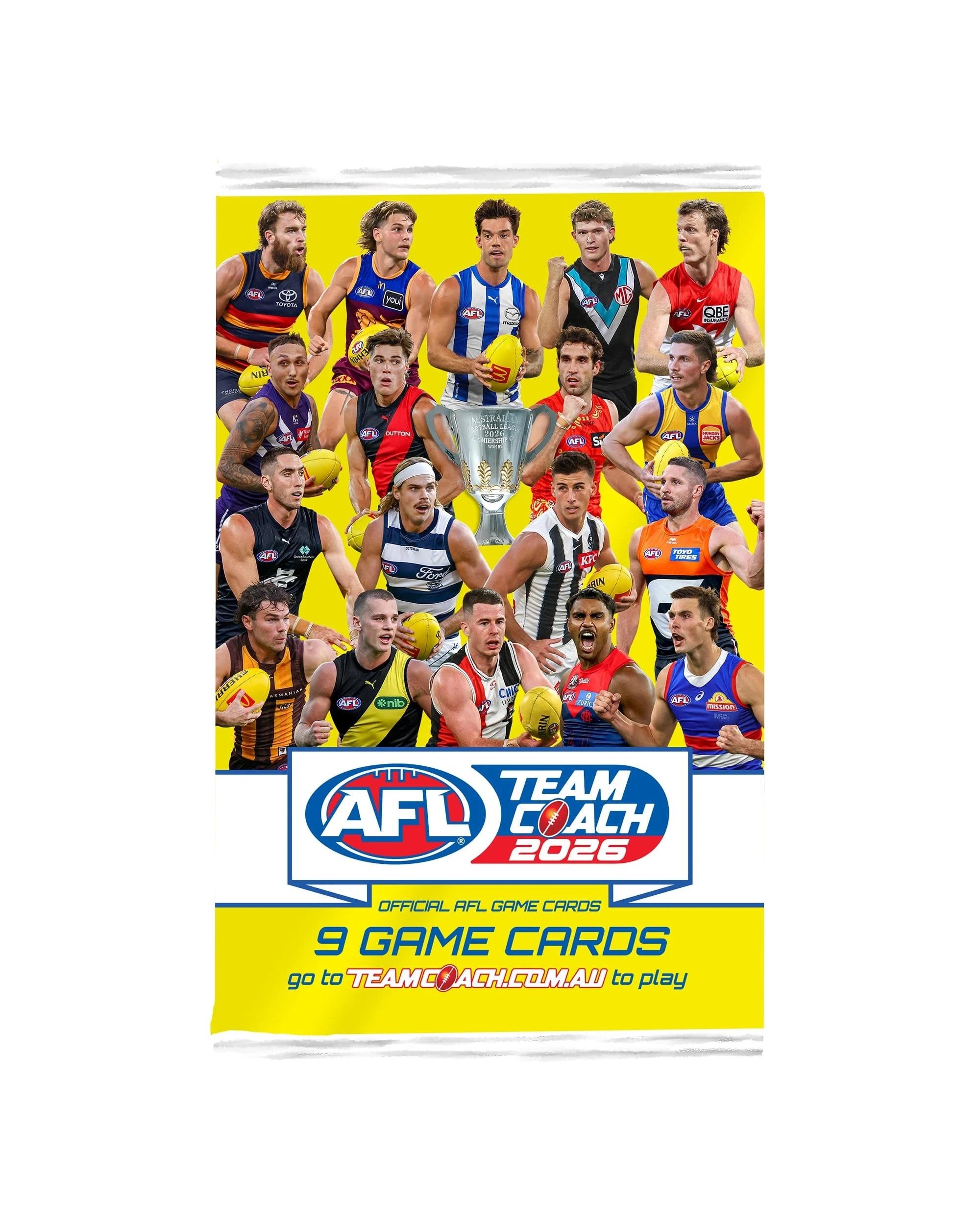 1 AFL 2026 Teamcoach Trading Cards Booster Pack, 1 of 1