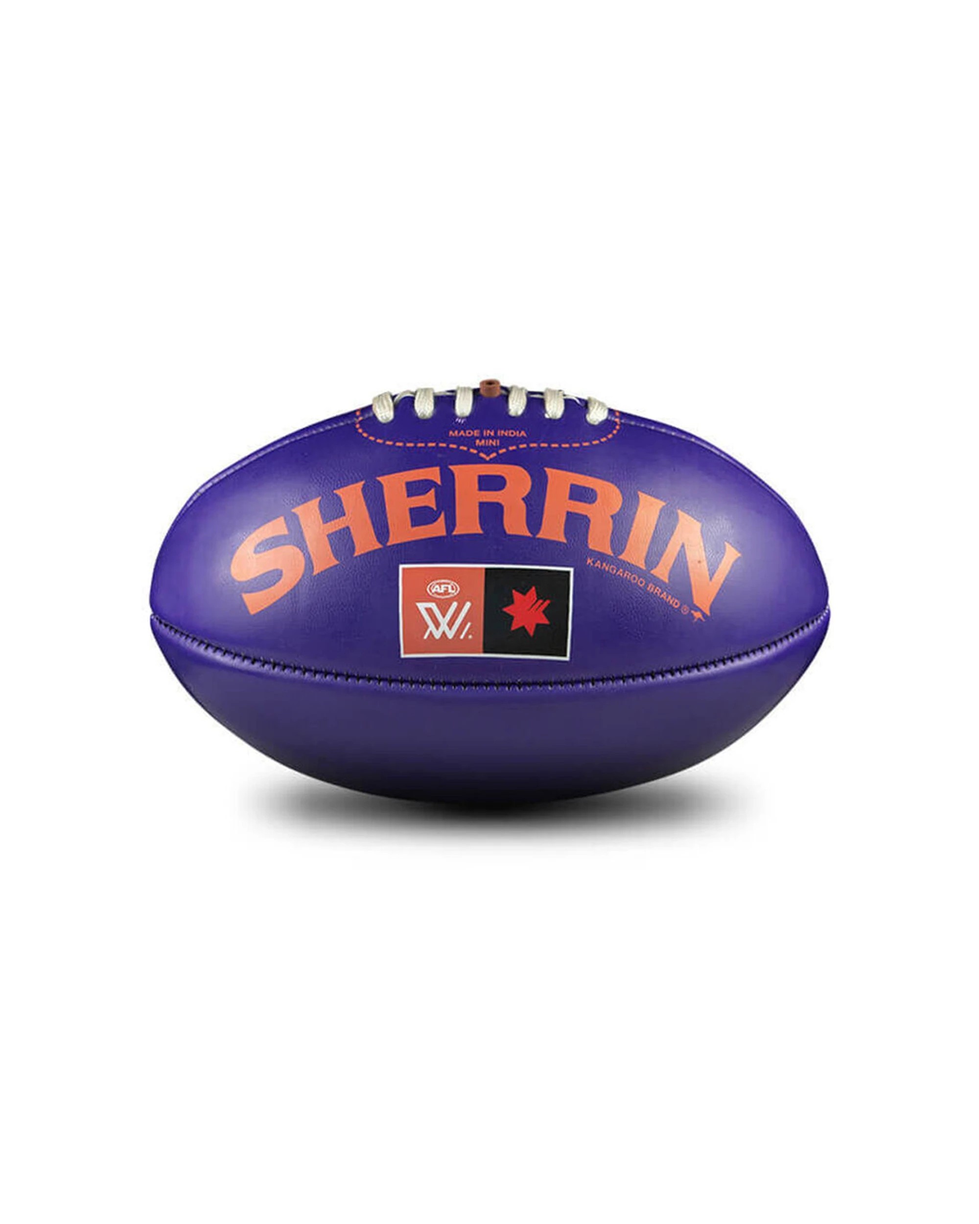 2 Sherrin PVC Mini AFLW Replica Football 20cm 2 Pack Recreational All Ages - Purple, 2 of 5
