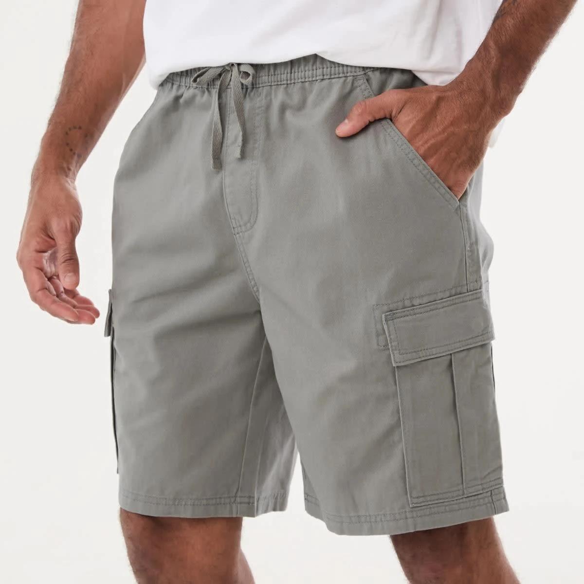 2 Elastic Waist Cargo Shorts SILENT STORM, 2 of 7
