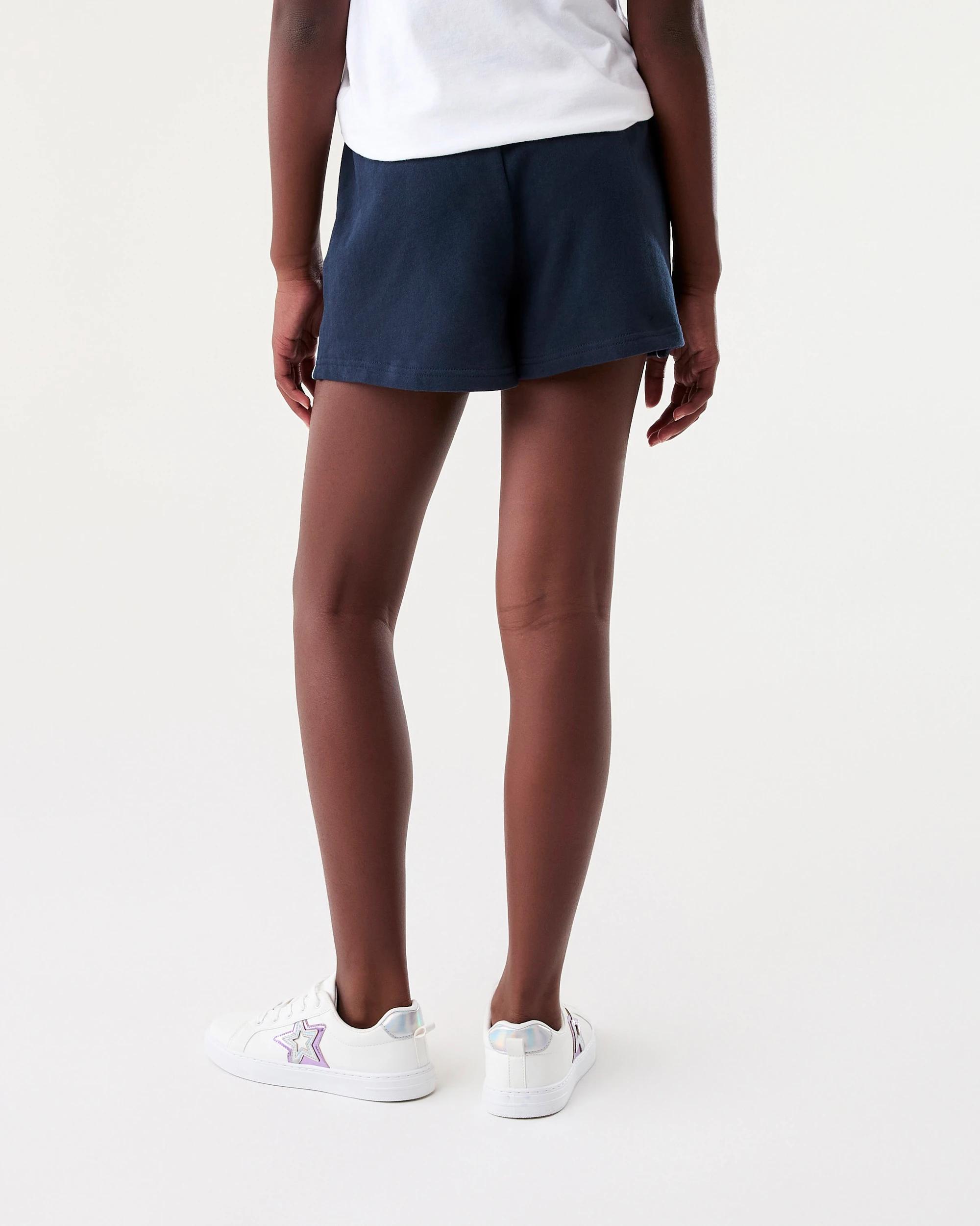 2 French Terry Shorts with Piping Dress Navy, 2 of 6