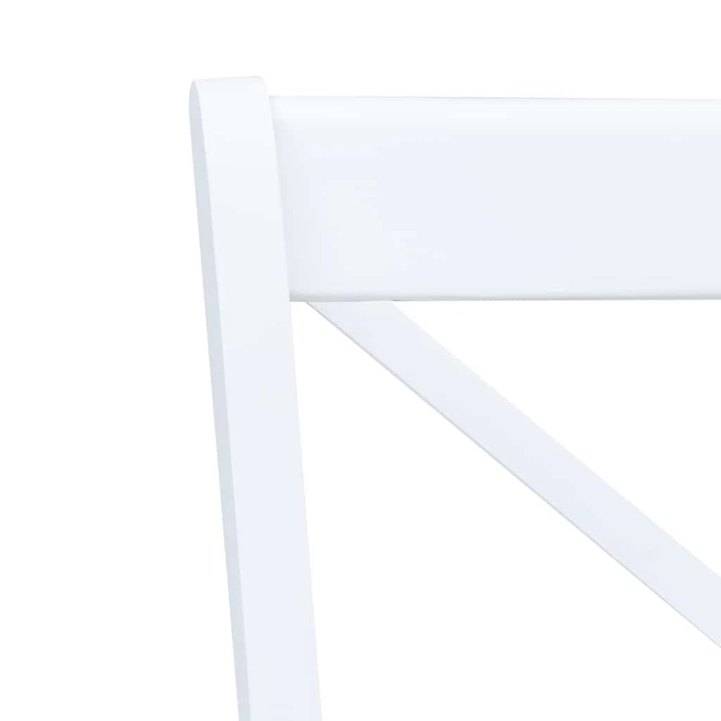 6 Vidaxl Dining Set, Dining Sets - White, 6 of 10