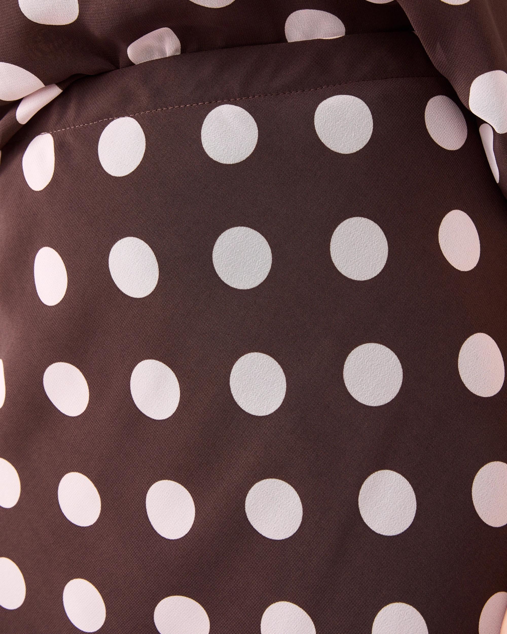 4 Chiffon Maxi Skirt Ballet Dot, 4 of 5