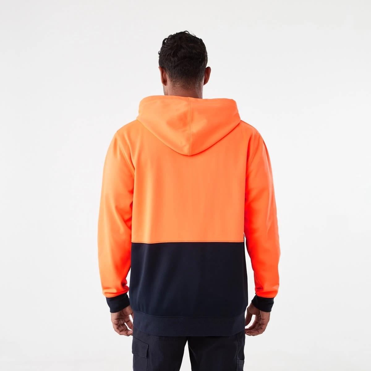 4 Hi-Visibility Zip Through Hoodie Orange, 4 of 7