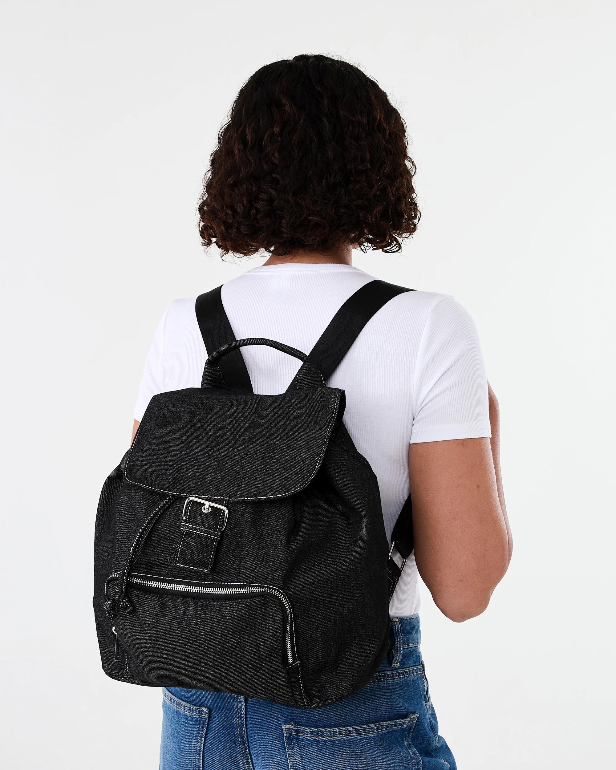 5 Casual Pocket Backpack Black, 5 of 5