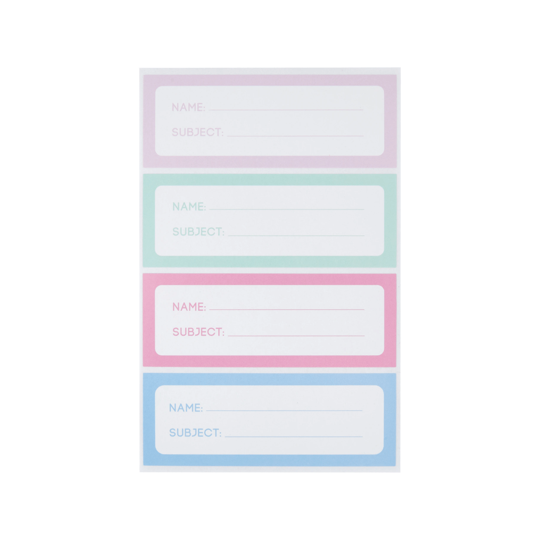 3 20 Pack Book Labels, 3 of 5