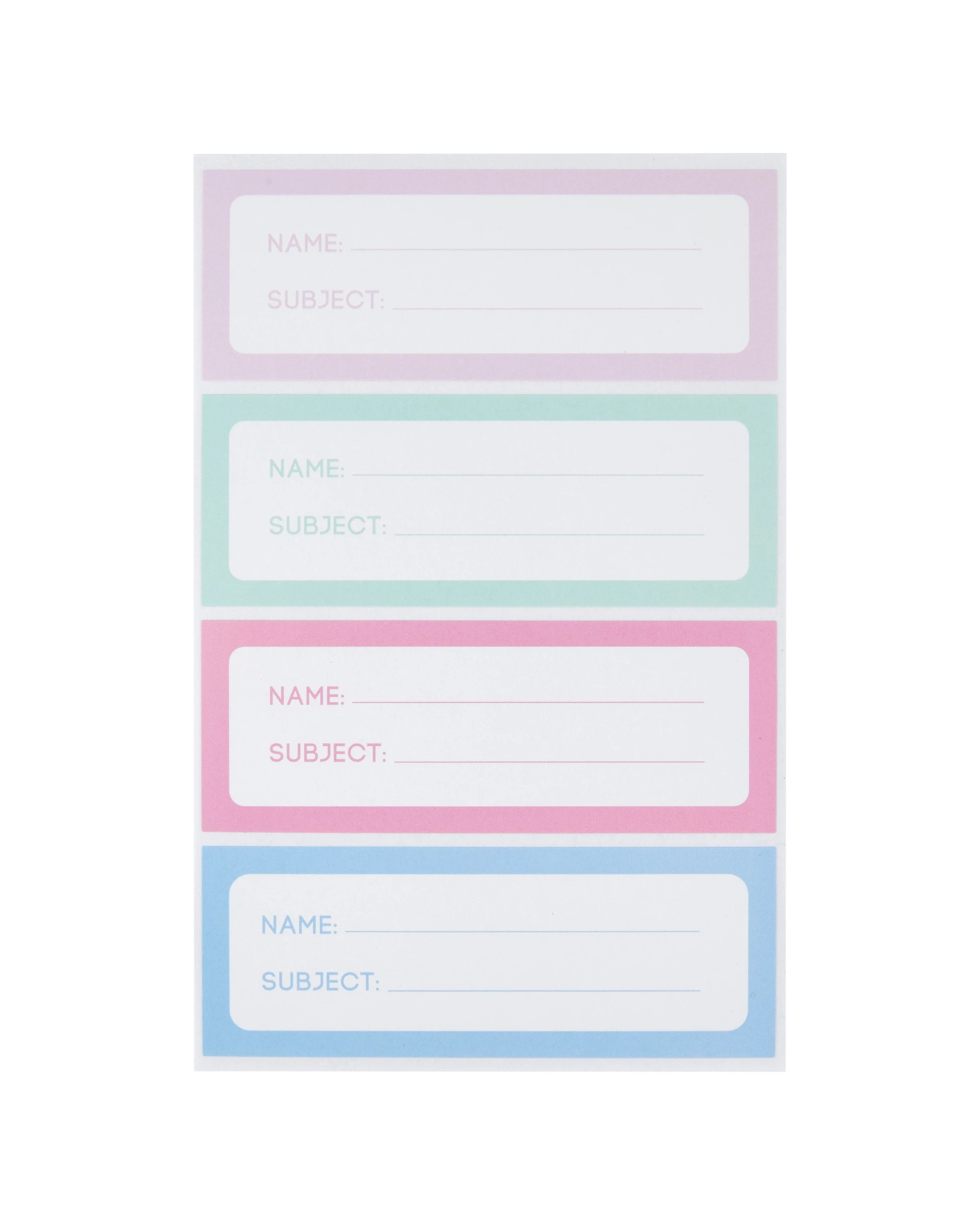 3 20 Pack Book Labels, 3 of 5